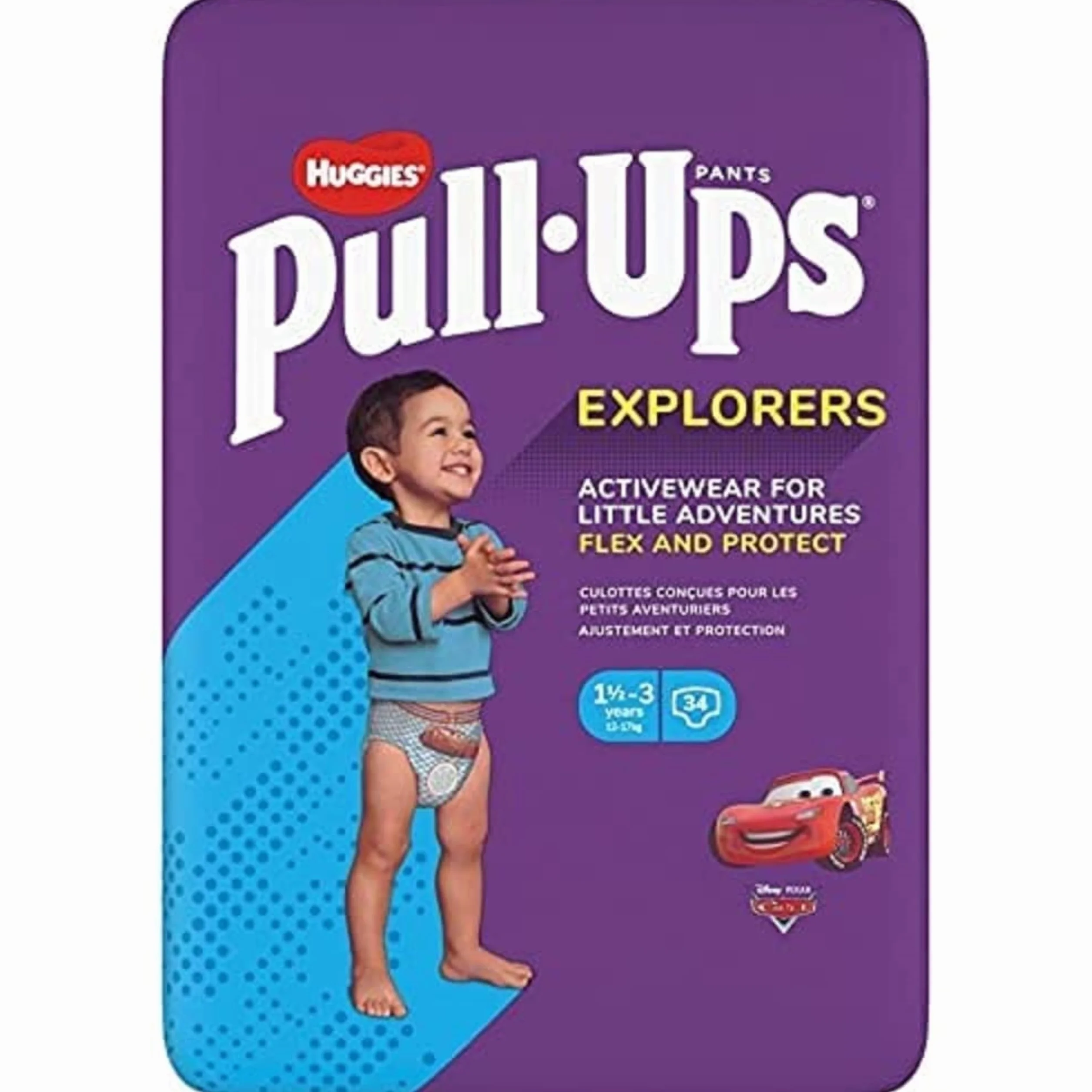 Huggies Pull Ups Explorers Culottes Absorbantes Taille 5 Garçon 12-17kg x34