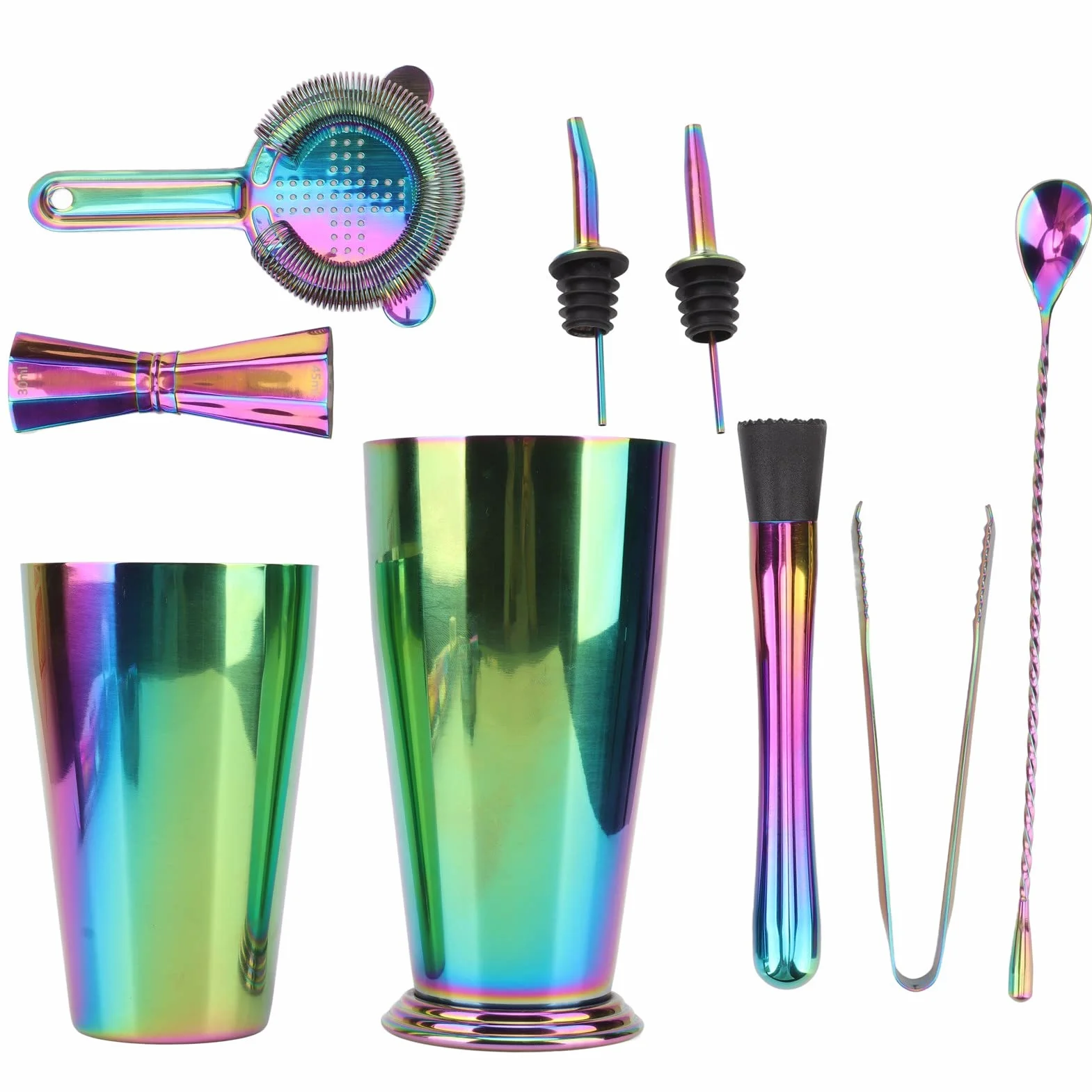 Shaker Cocktail, Cocktail Shaker Kit en Acier Inoxydable, Shaker Cocktail, Kit Cocktail