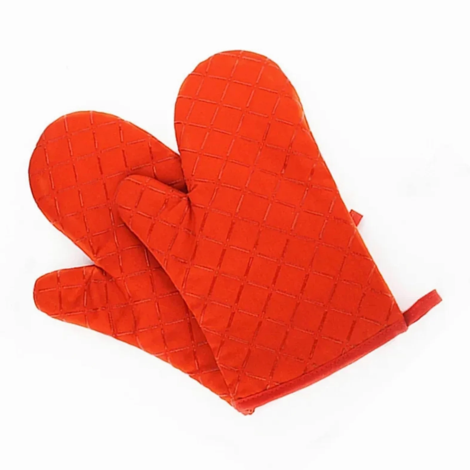 MRKU Gants de Cuisine (Lot de 2) en Coton imprimé antidérapant avec Silicone, résistants à la Chaleur.
