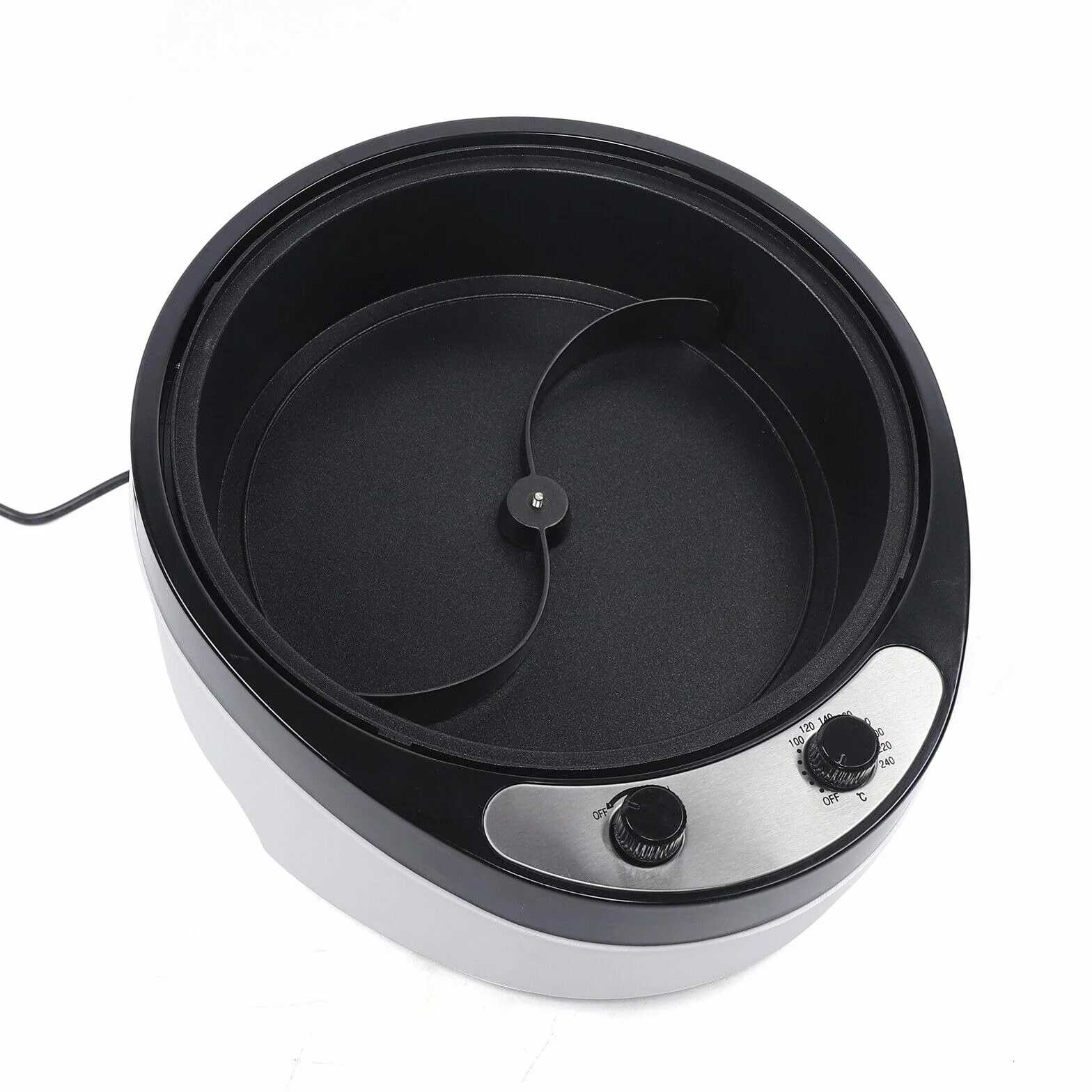 Baker Torréfacteur à café électrique 800 g 1200 W 0-240 °C anti-adhésif