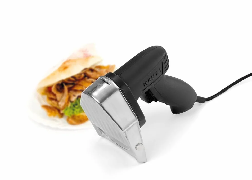 HENDI Trancheuse à viande Turc Shawarma Döner kebab 80W 230V acier inoxydable