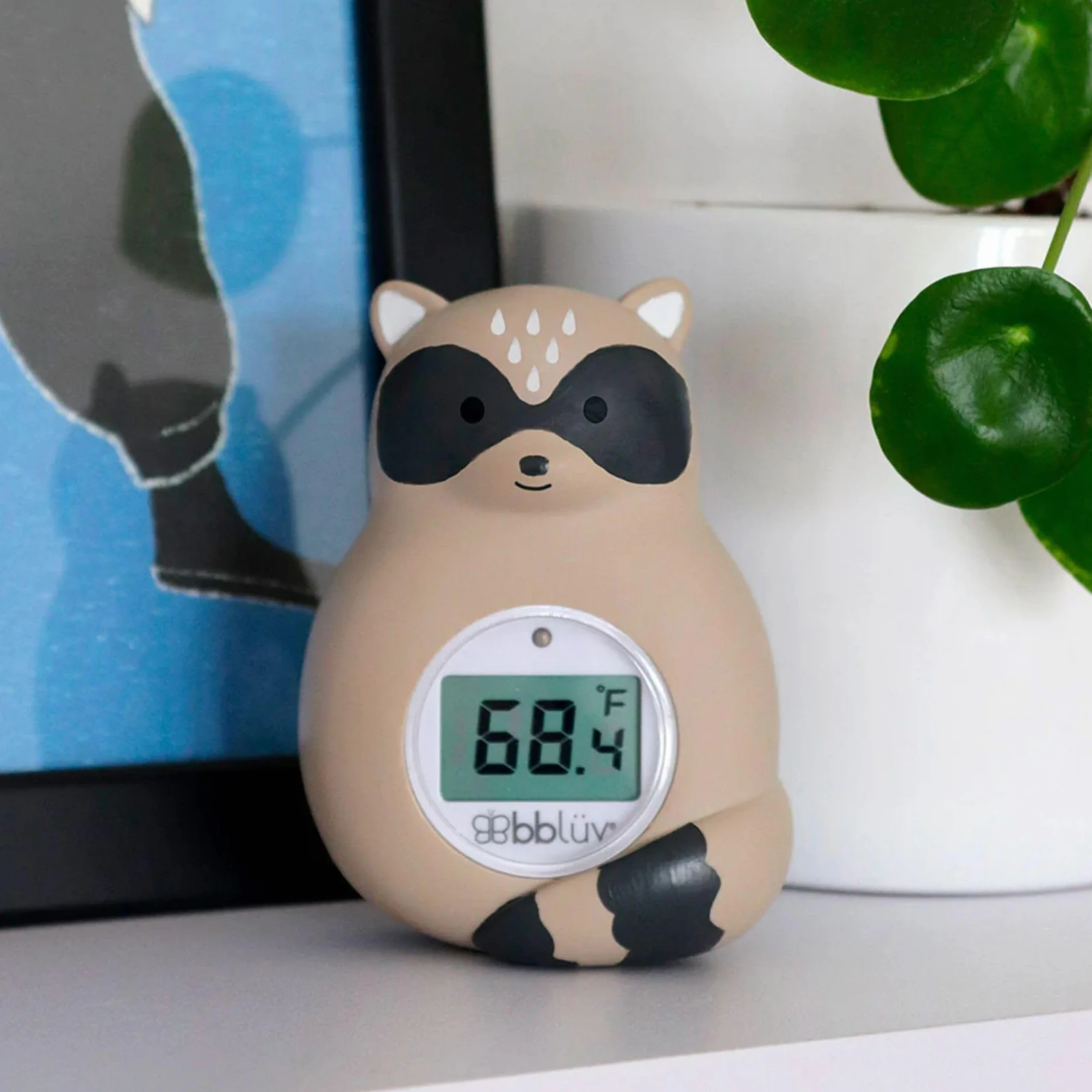 bblüv Raku 3-in-1 Baby Bath Thermometer °C/°F Floating Water & Room Thermometer