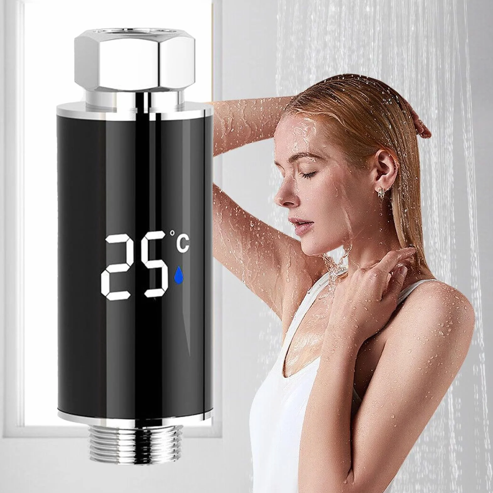 Thermomètre de Bain LED Étanche Portable pour Bébé
