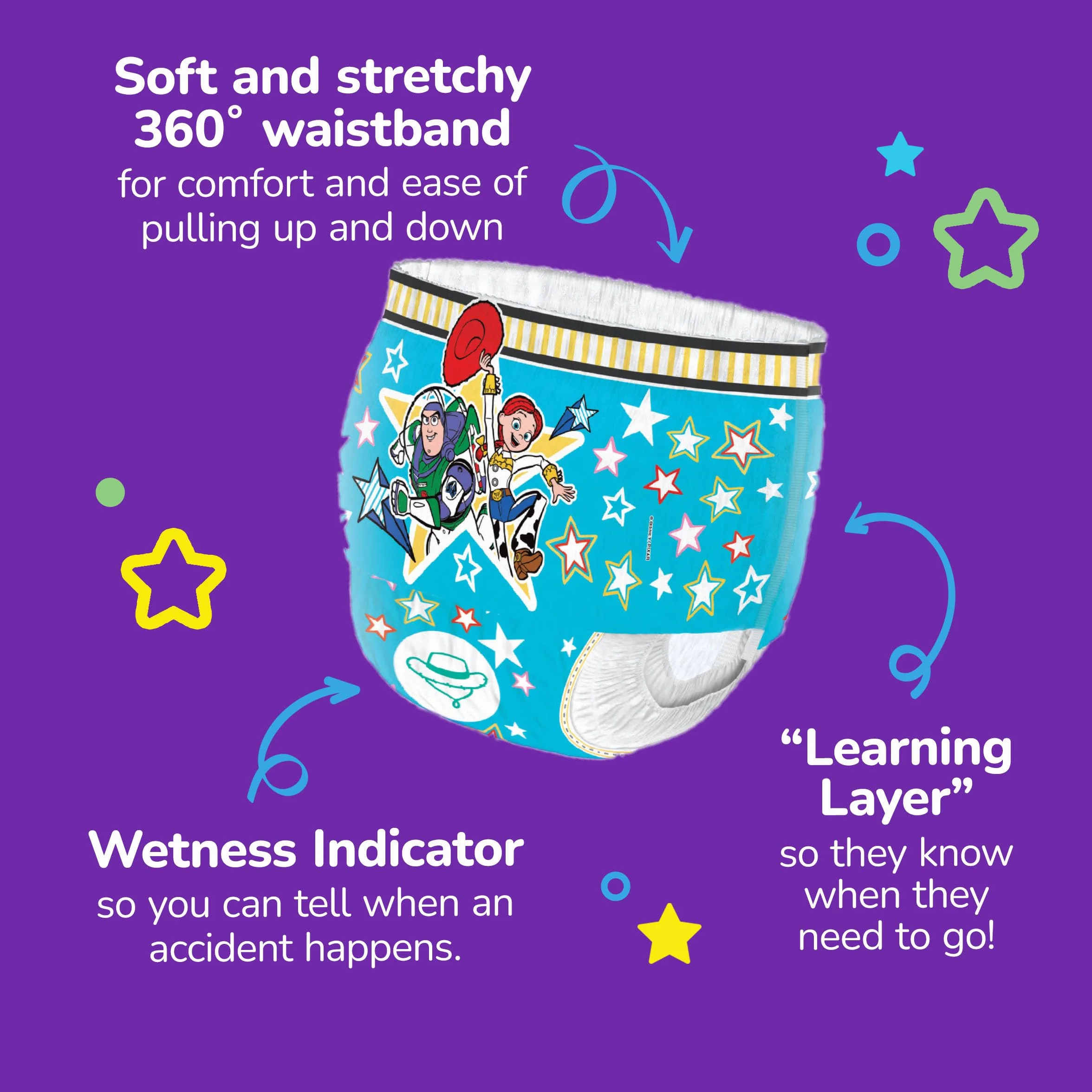 Huggies Pull-Ups Explorers Pack 24 pièces Taille 1,5-3 ans