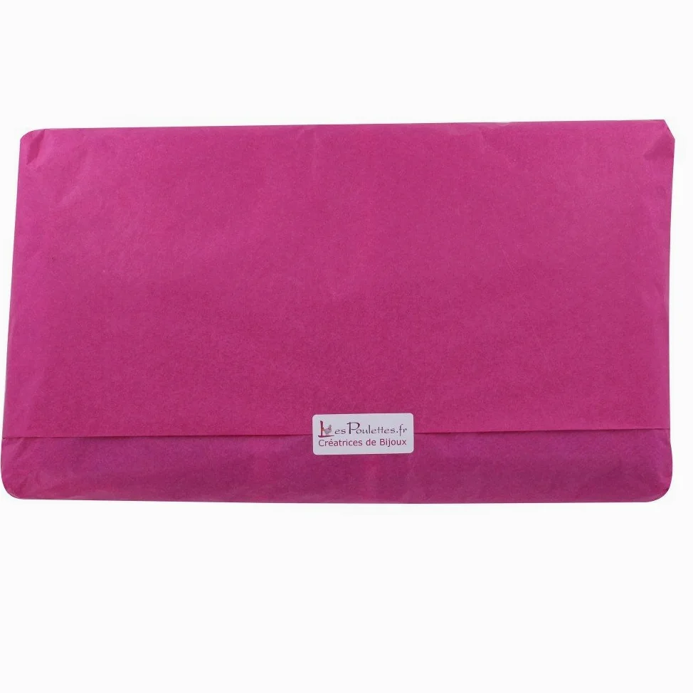 Les POULETTES Bijoux - Duo Foutas Serviettes Plage ou Hamman Fuchsia et Bleu Jean