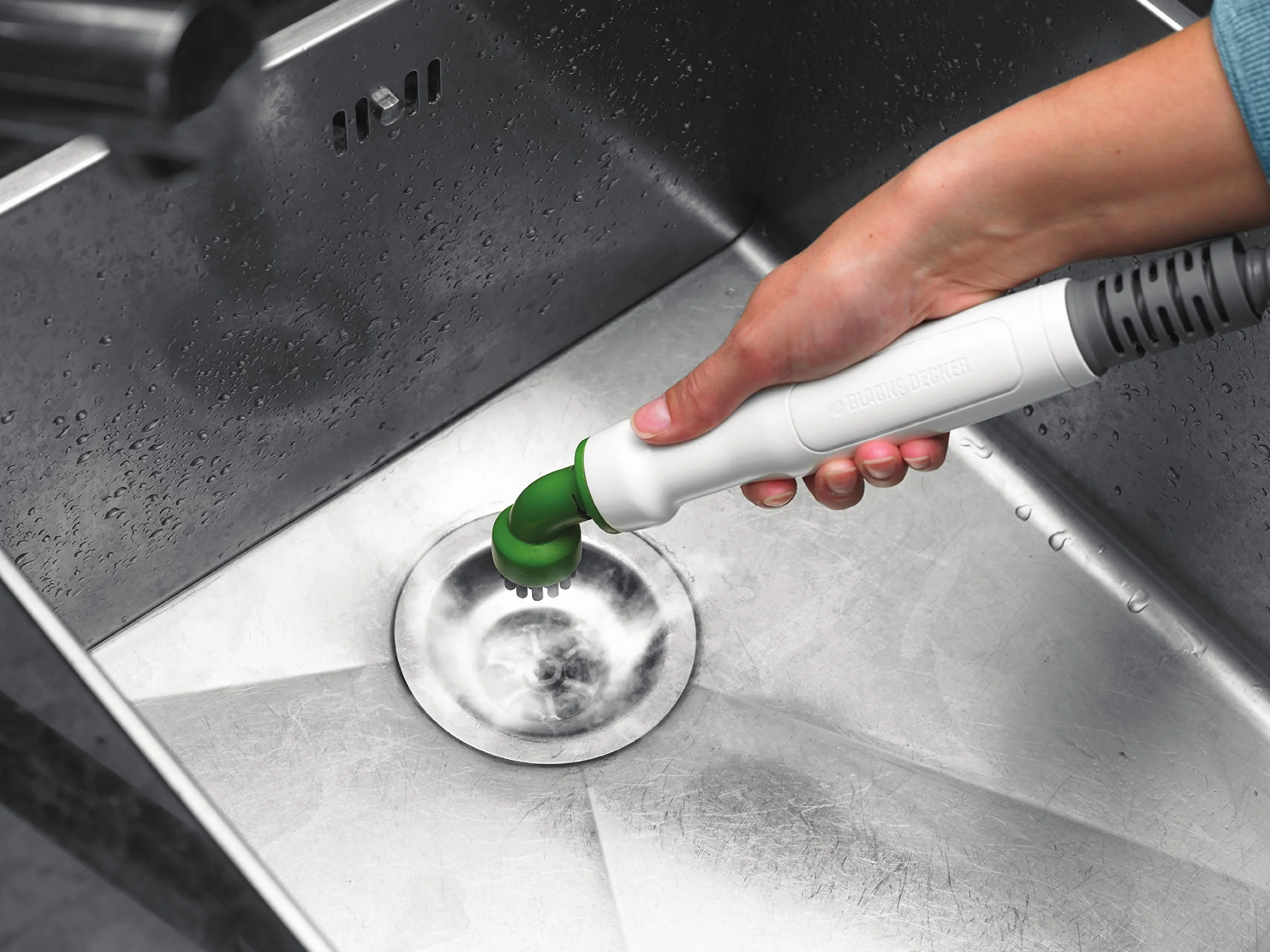 BLACK AND DECKER Kit 5 Accessoires Salle de Bain pour Balai Vapeur Multifonction