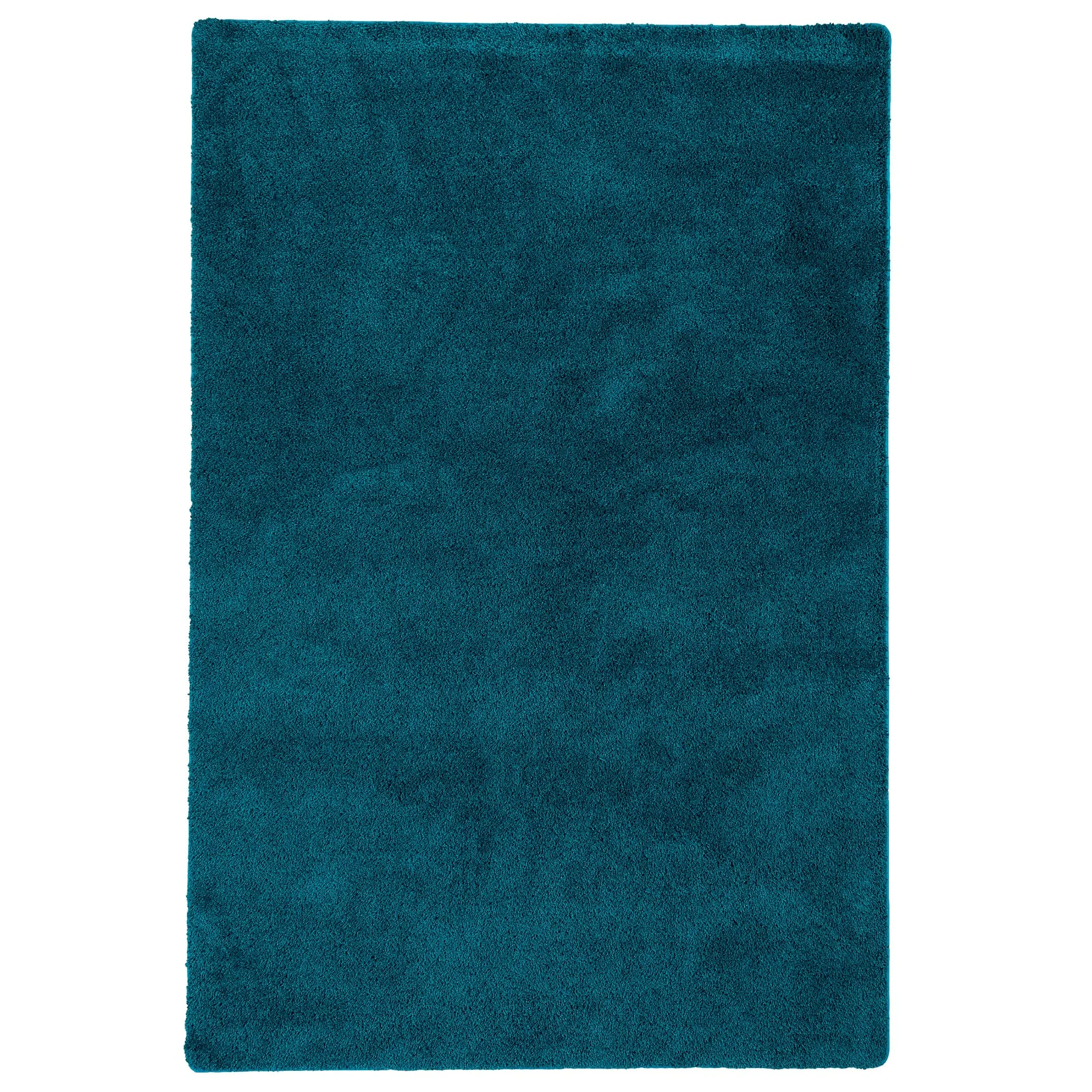 PALACE - Tapis Shaggy à Poils Longs - Sarcelle Bleu Verde - 17 Tailles Disponibles