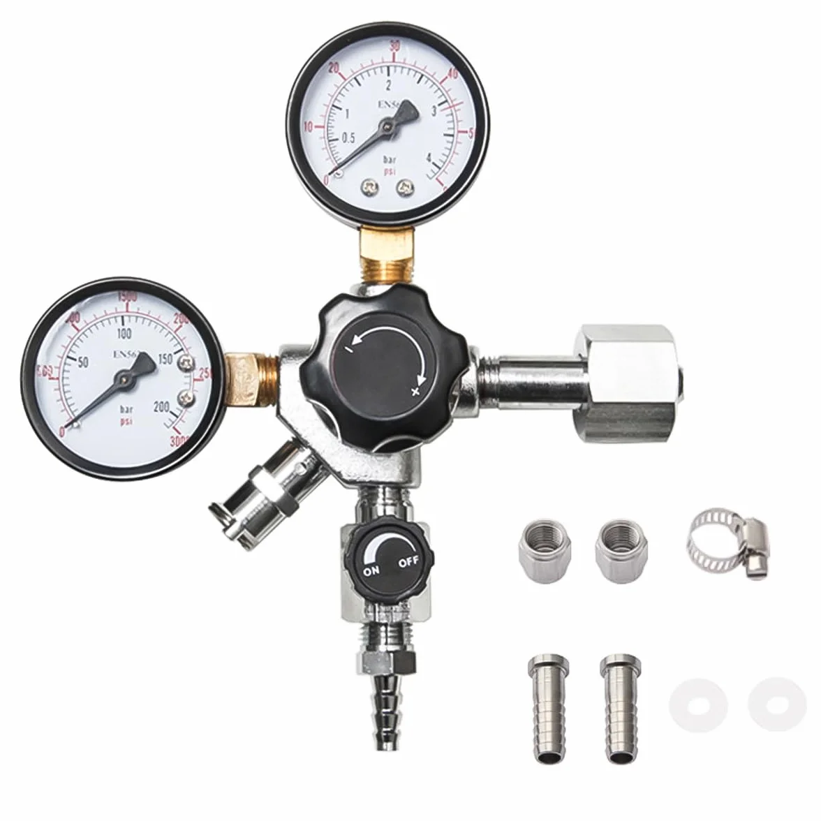 Manomètre de surpression du régulateur de CO2 Ensemble de soupapes polyvalentes de contrôle de Pression du Baril de bière et de Soda