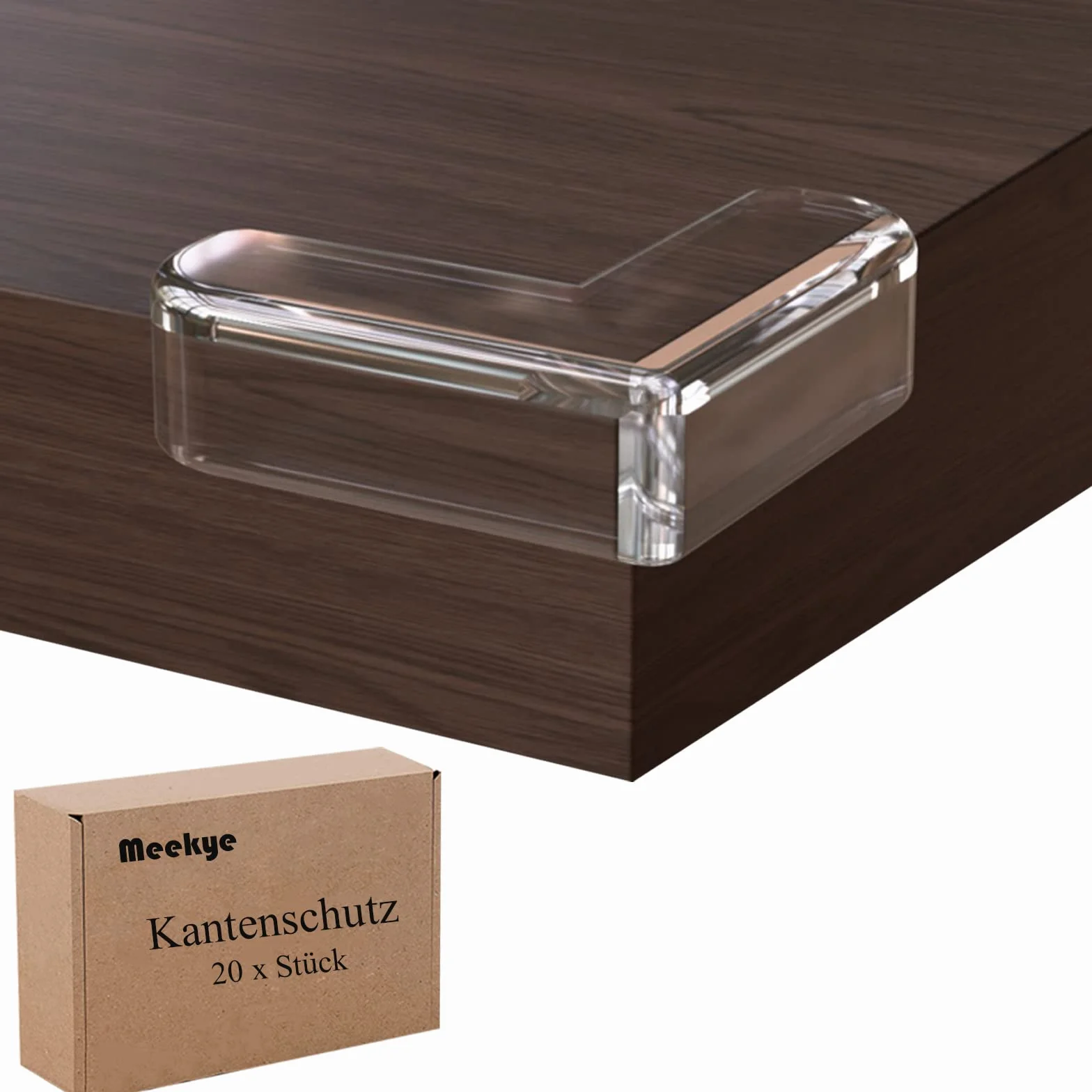 Bebe Protections d'angles Coin de Table Rebords Meuble Sécurité Enfant 20PCS avec Colle améliorée