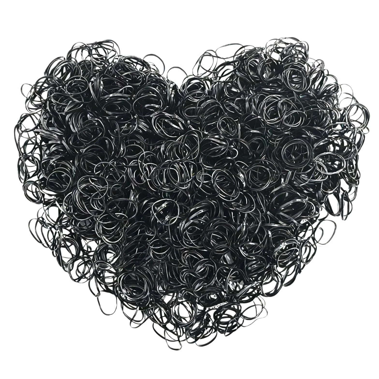 KEYRI 3000 Pièces Mini Chouchous Élastique Bands Noir Fille Accessoire Cheveux