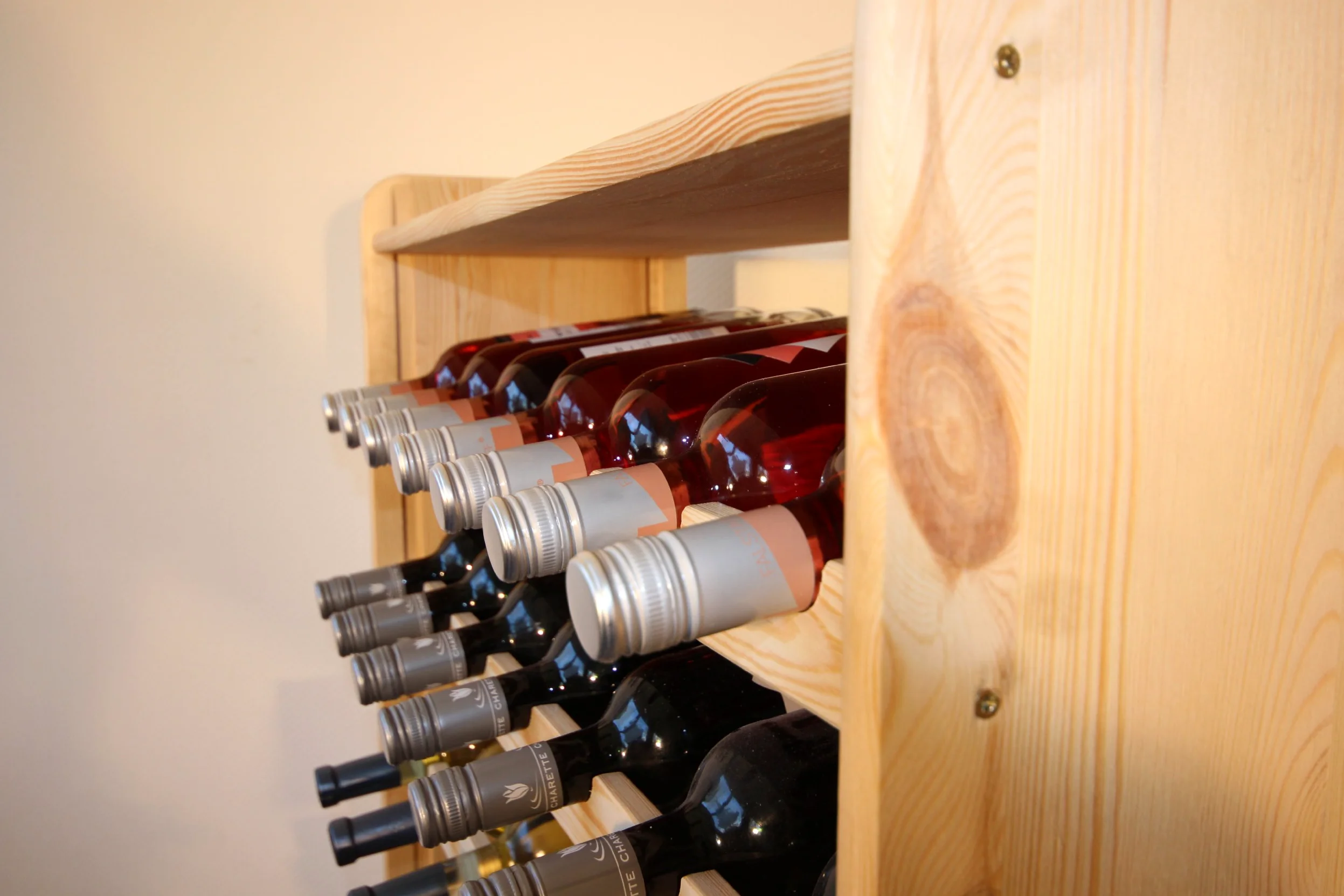 Wooden Wine Rack, Wine Bottle Rack for 56 Bottles 3-56 RW by Len Mar.de
