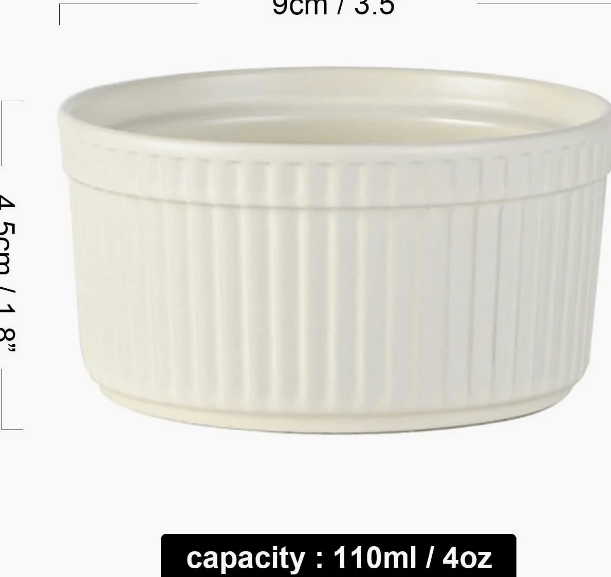 Bol à soupe, bol à riz, bol à déjeuner, ensemble de ramequins, 120 ml, ramequins à crème brûlée, plats à soufflé allant au four, ramequins à soufflé, ramequins for friteuse à air-rose-lot de 2 ( Color