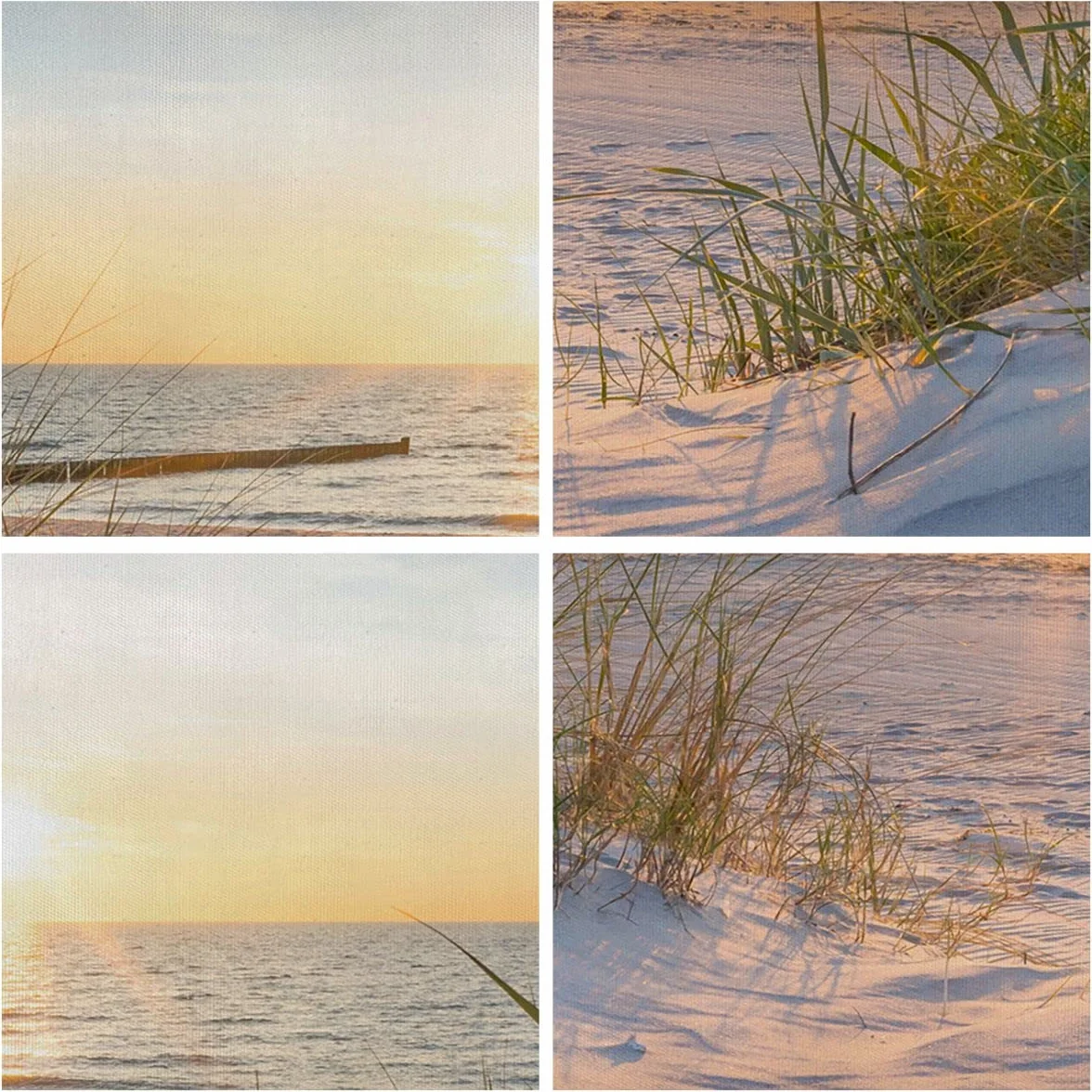 Moderne Image sur Toile 100x70cm Tableau Décoration Murale Plage Mer Grand Tableaux Décoratifs Muraux Horizontal Cadre Décoration Salon Art