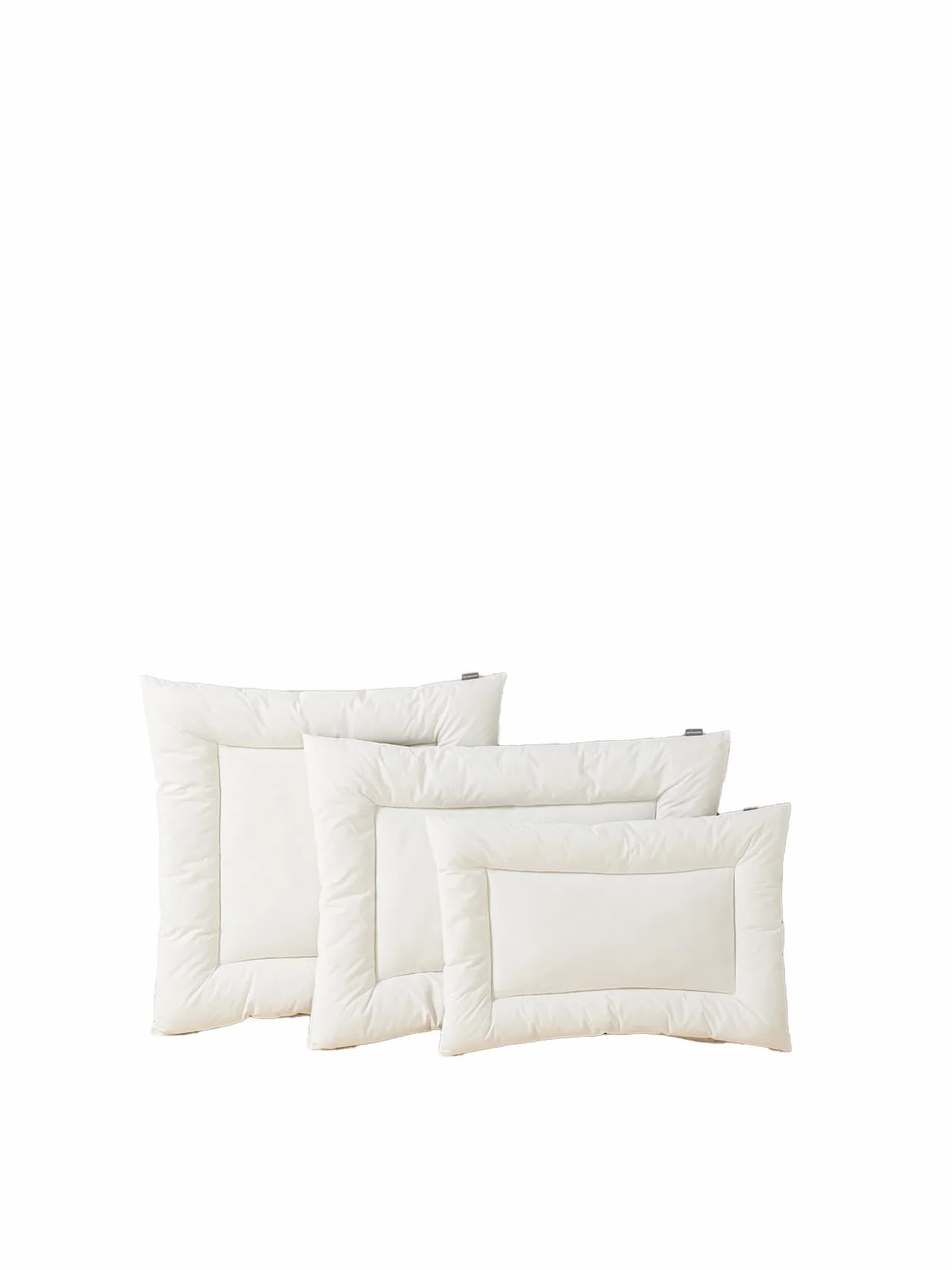 VERTBAUDET Oreiller Plat Anti acariens Bi-ome® Blanc 60X60