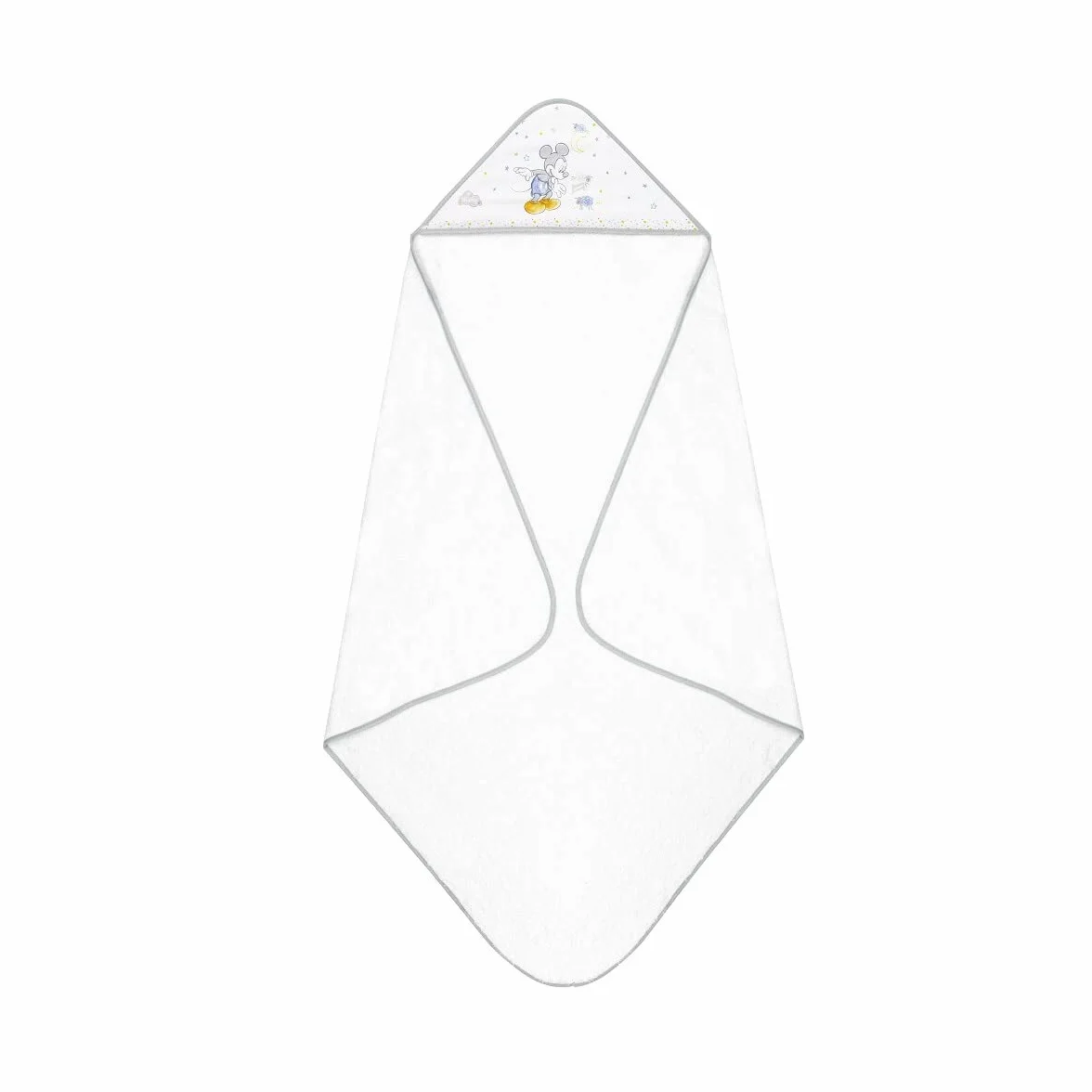 Interbaby Cape du Bain Disney Mickey Mouse Gris