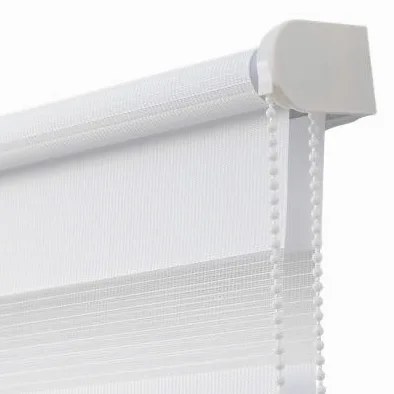 Store Enrouleur Jour/Nuit GoodHome Elin 2 Blanc cassé 90 x 180 cm