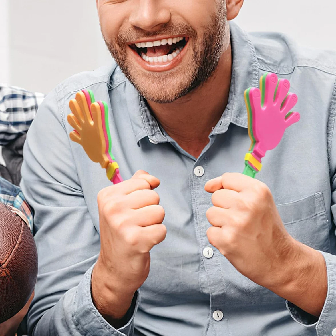 Claquettes en Plastique pour Fête Lot de 20 Bruiteurs Jouets Accessoires Mariages Carnaval