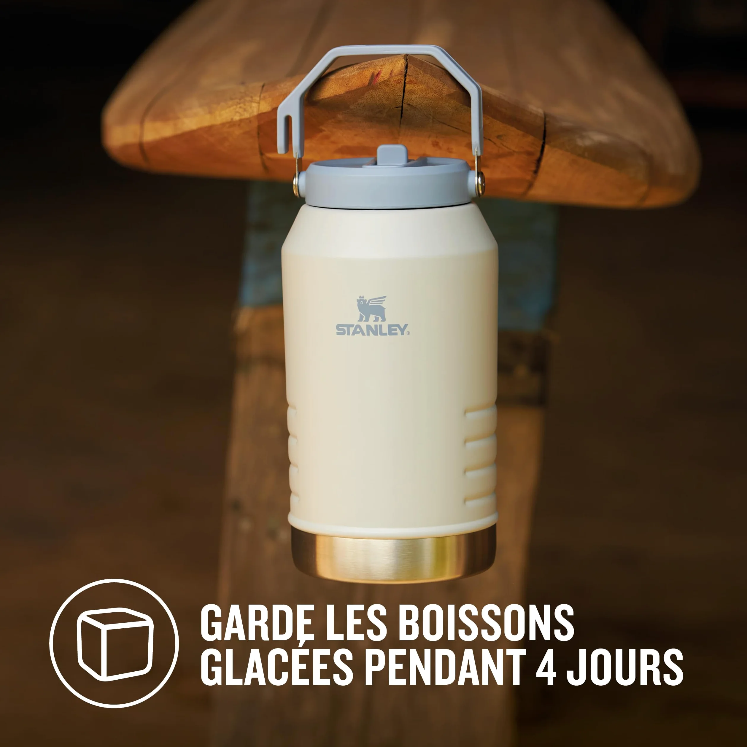 Stanley 1913 Iceflow Flip Straw 2.0 Jug 1.90L - Black | 20 Heures Froid - 4 Jours Glacé - Étanche - Bouteille Isotherme En Acier Inoxydable - Sans BPA - Lavable Au Lave-Vaisselle