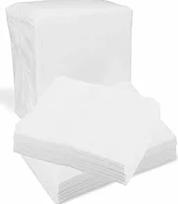 MediWipes Lot de 100 lingettes sèches jetables en velours doux absorbant pour soins bébé et peau sensible