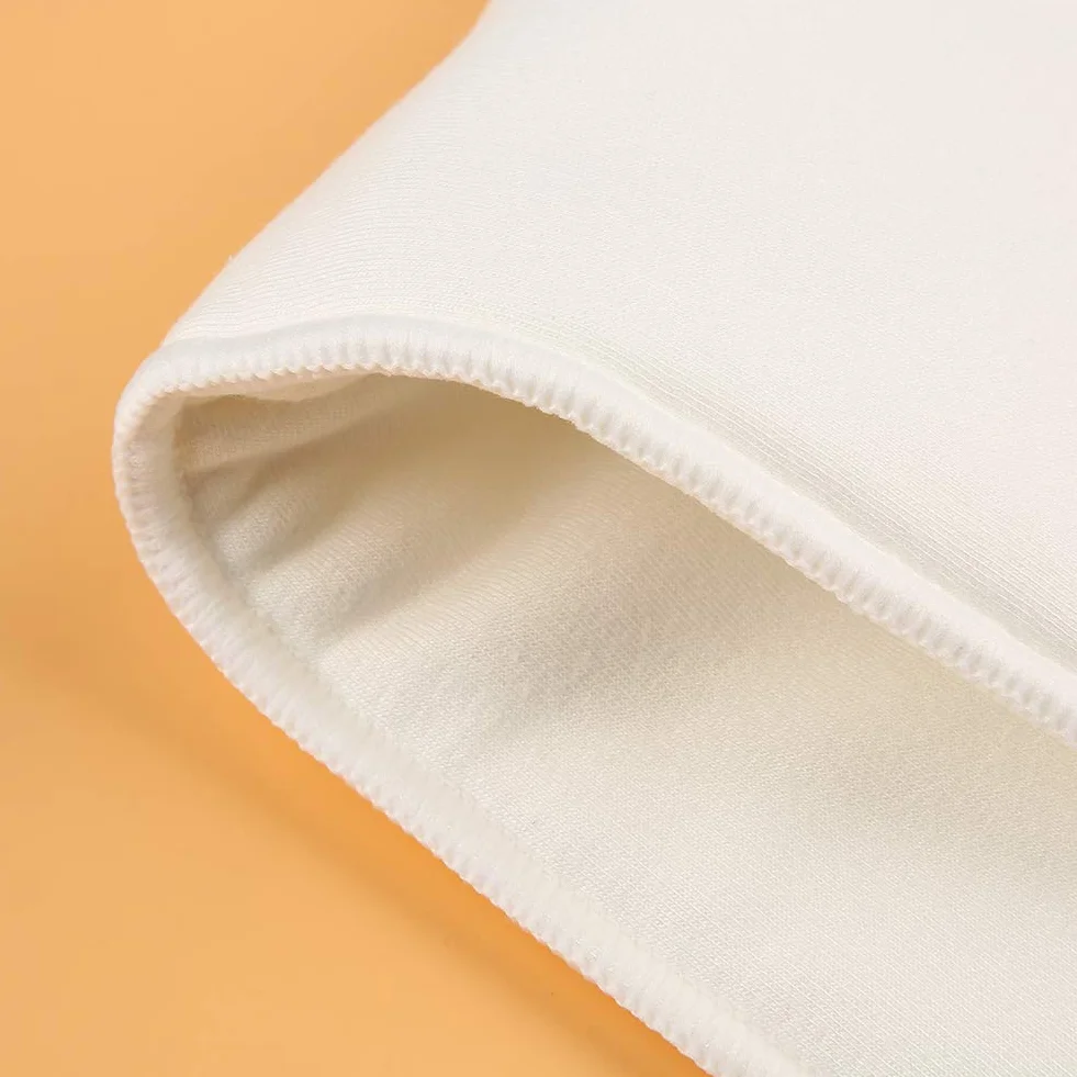Coussinet en Tissu 3 Couches, Insert de Couche en Coton de Chanvre Lavable pour Bébé
