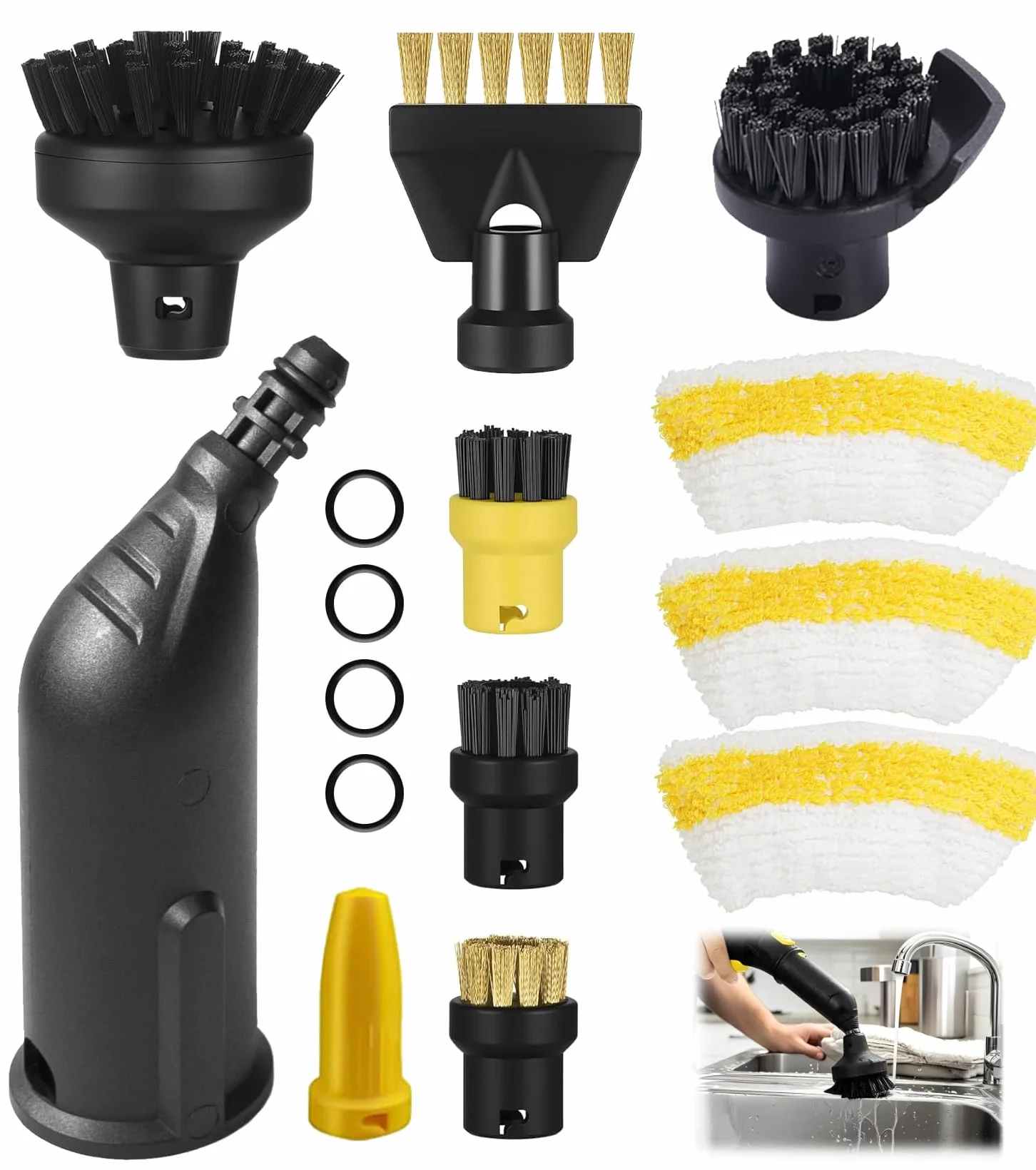 Karcher SC3 SC4 SC5 SC2 SC1 Accessoires Nettoyeur Vapeur 15 Pièces