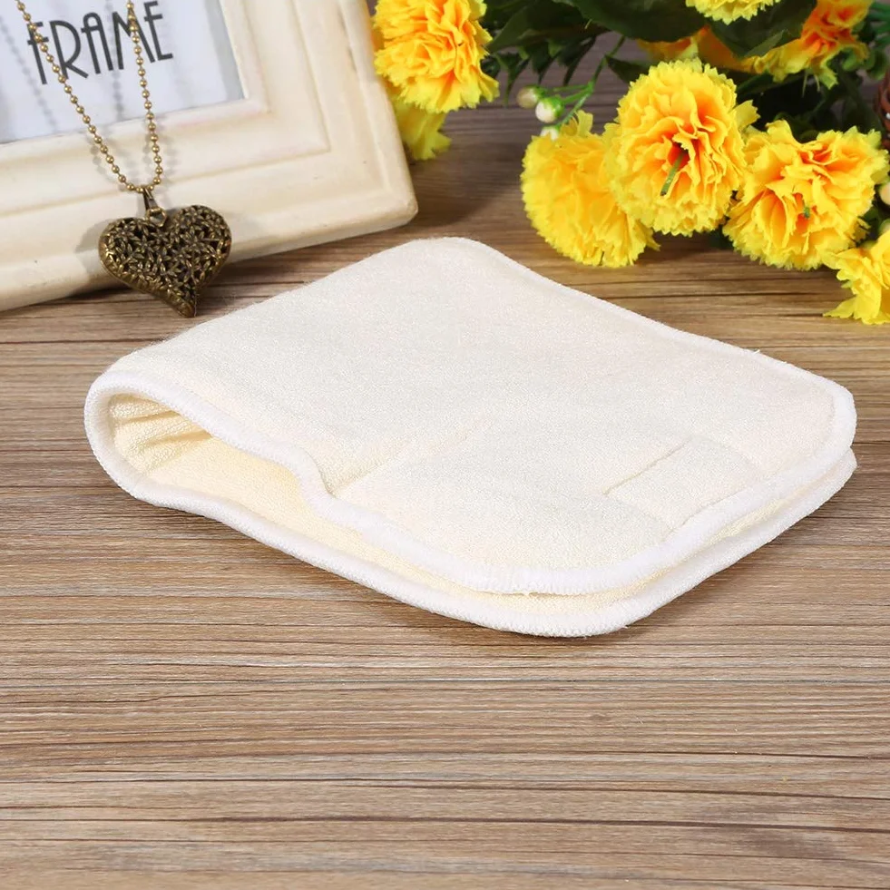 Doublure de couche en tissu réutilisable 4 couches lavable pour adultes