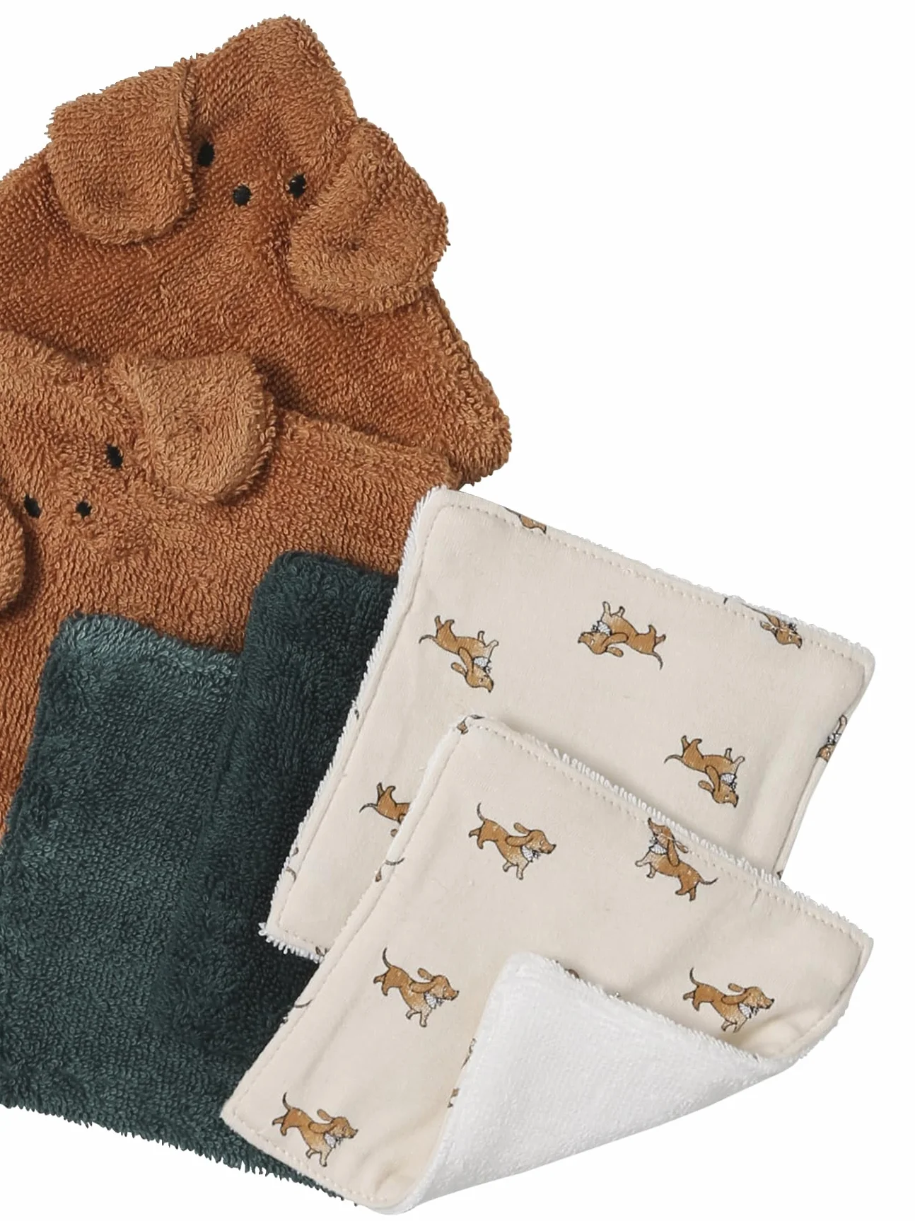 VERTBAUDET Lot de 6 lingettes lavables Achille