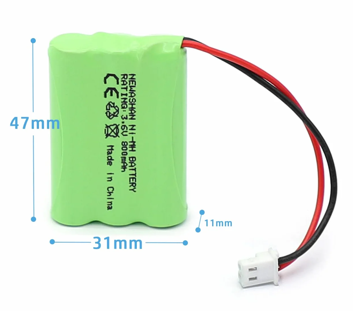 Batterie Babyphone Compatible Motorola MBP33S MBP36 MBP36S MBP481 MBP482 MBP483 Vtech BM5463 800mAh 3,6V Rechargeable Ni-MH AAA