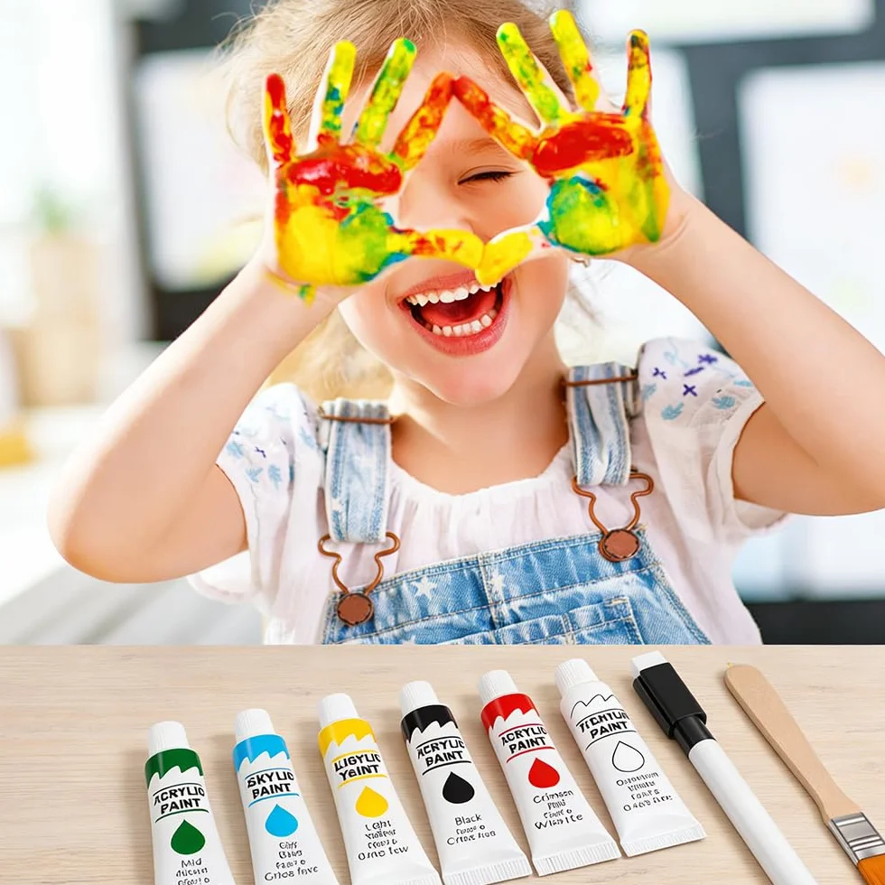 Cadre Photo Personnalisé Empreinte Main Famille Enfants Kit Anniversaire Fête des Mères Pères