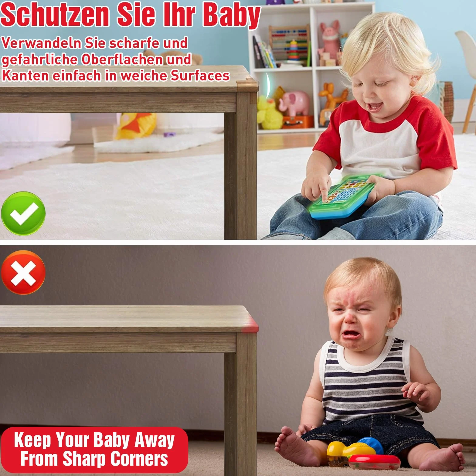 Protections Coin de Table Bebe Transparent 20 Pièces Sécurité Enfant