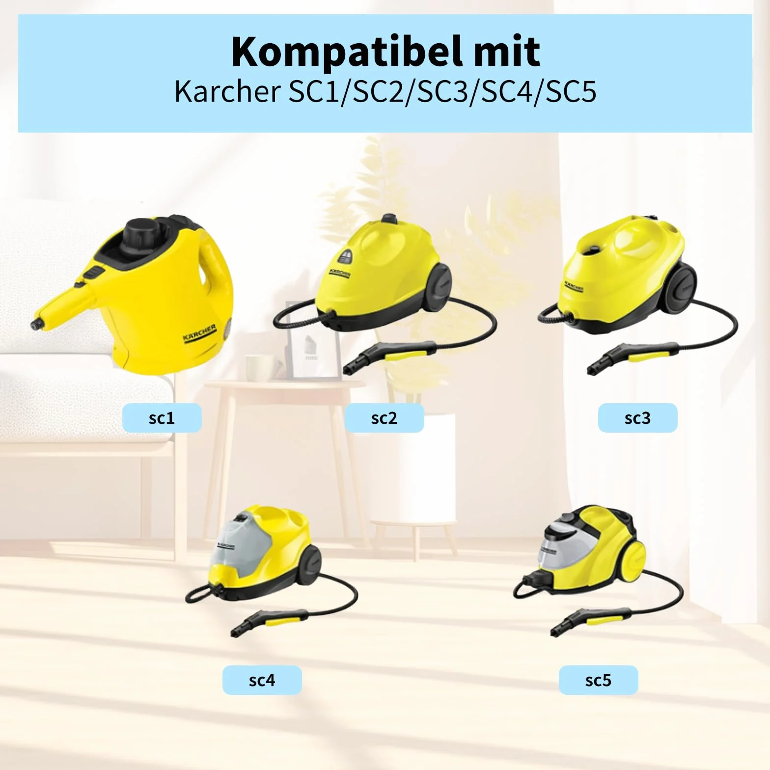 Kärcher SC1 SC2 SC3 SC4 SC5 accessoires nettoyeur vapeur lot 10 pièces buse manuelle