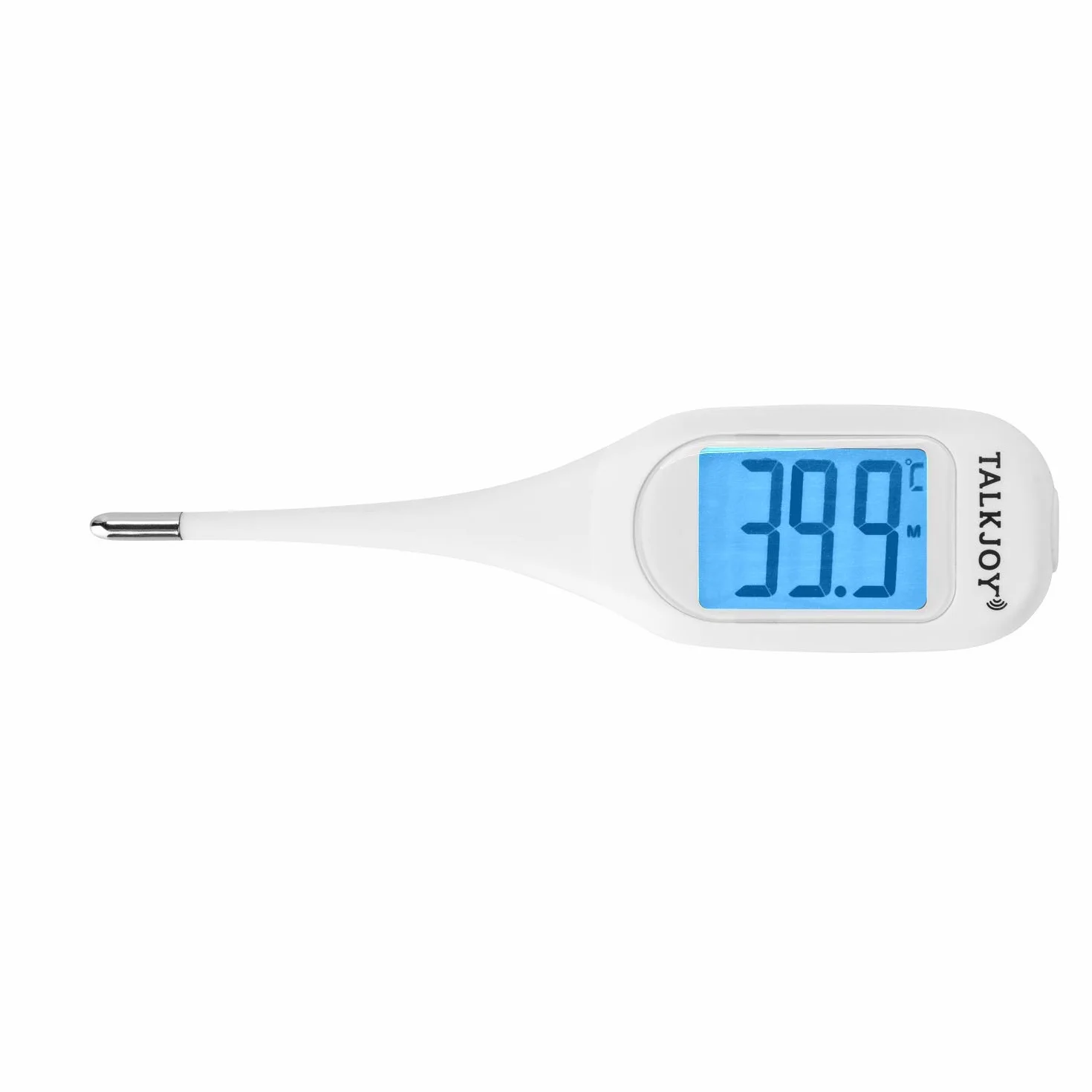 Thermomètre parlant avec affichage vocal numérique à pointe flexible pour aveugles et personnes âgées