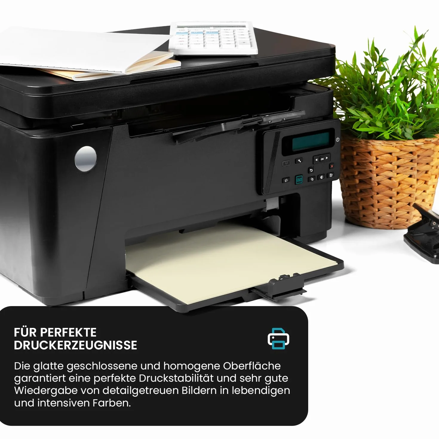 Papier cartonné ivoire A4 210 x 297 mm 100g Lessebo Smooth Ivory imprimable