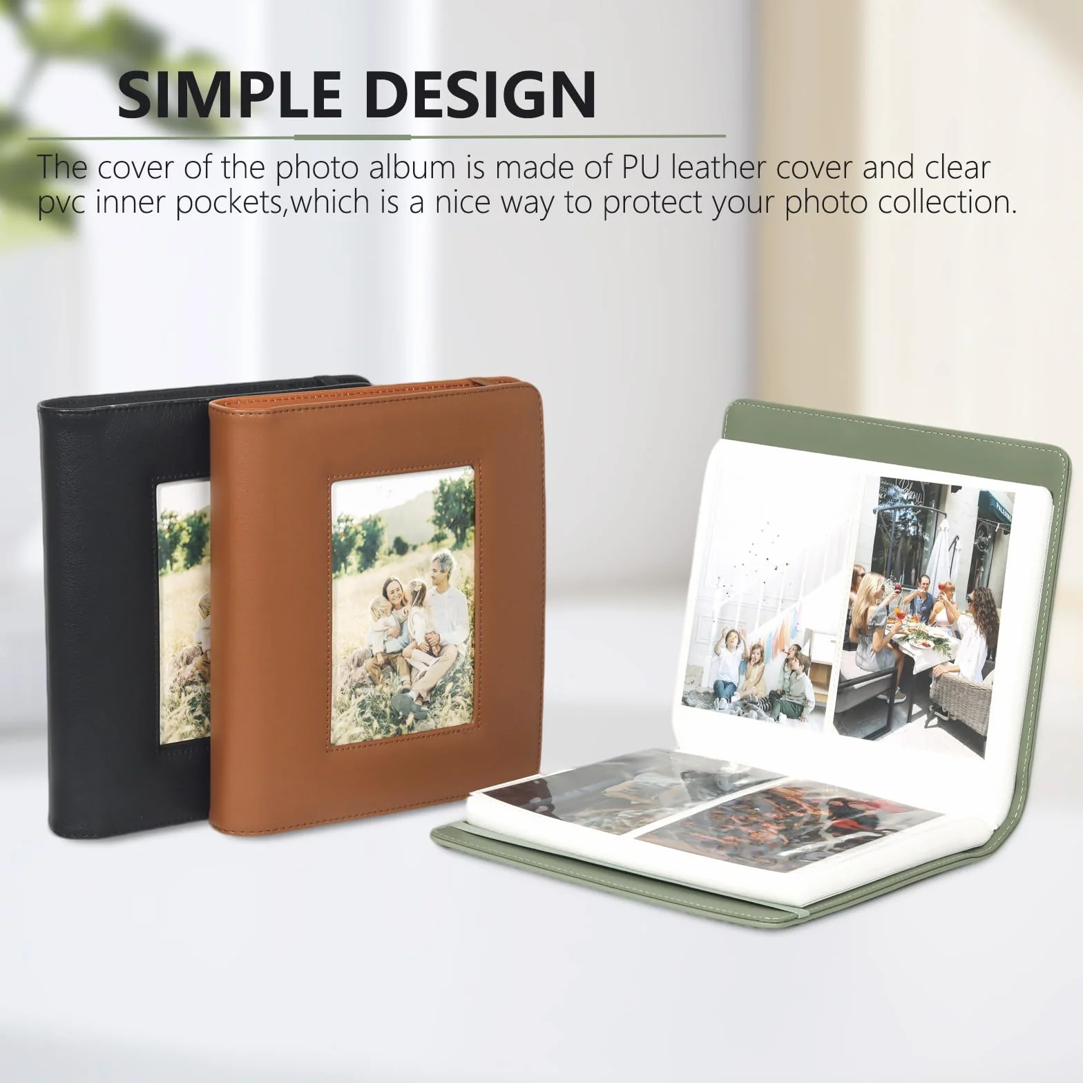 Album photo 10x15 cm 160 pochettes noir