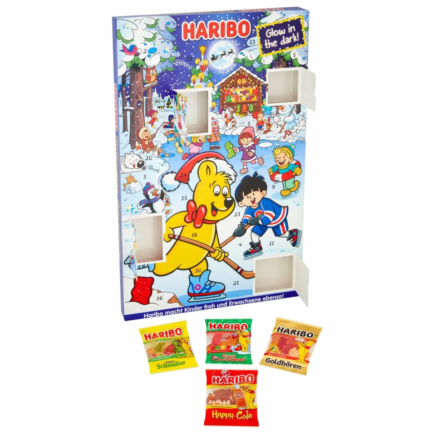 Haribo Calendrier de l'Avent Bonbons de Noël 300g