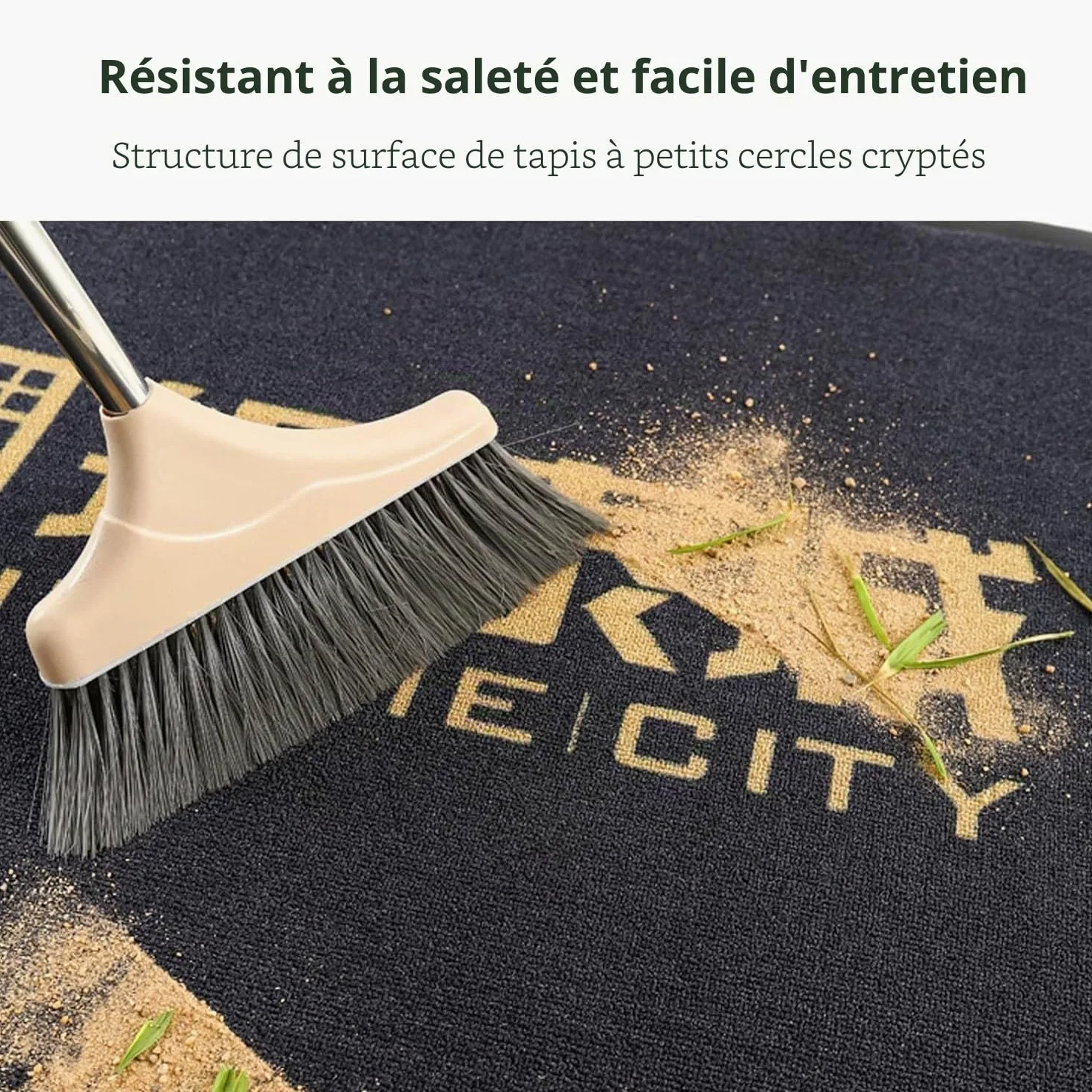 HARVEST HOUSE Tapis Personnalisé de Qualité Commerciale avec Logo de Marque et Texte, Paillasson pour Entreprise, Tapis dans Le Bureau