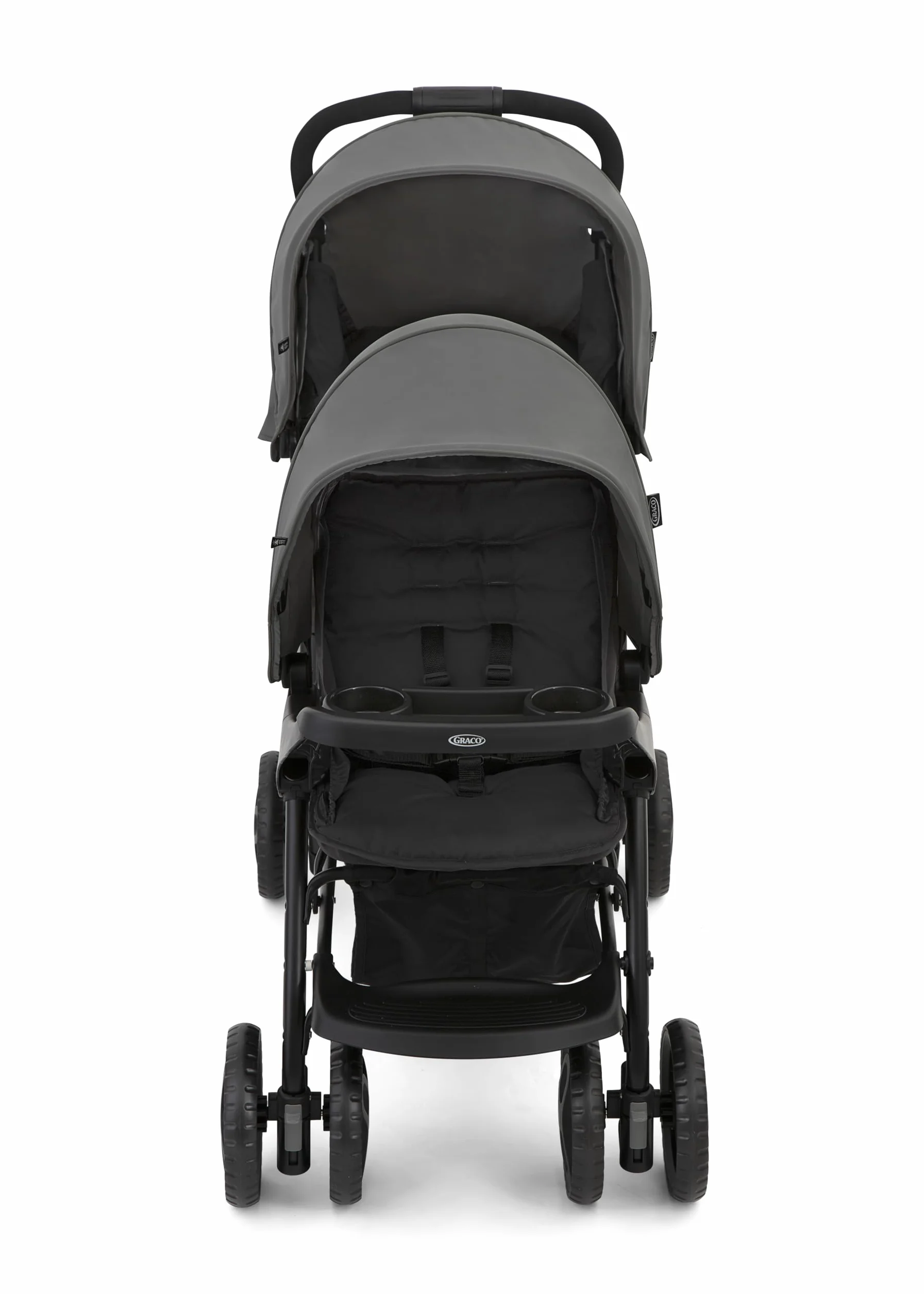 Graco Stadium Duo Poussette double 0-15 kg pliable Titanium