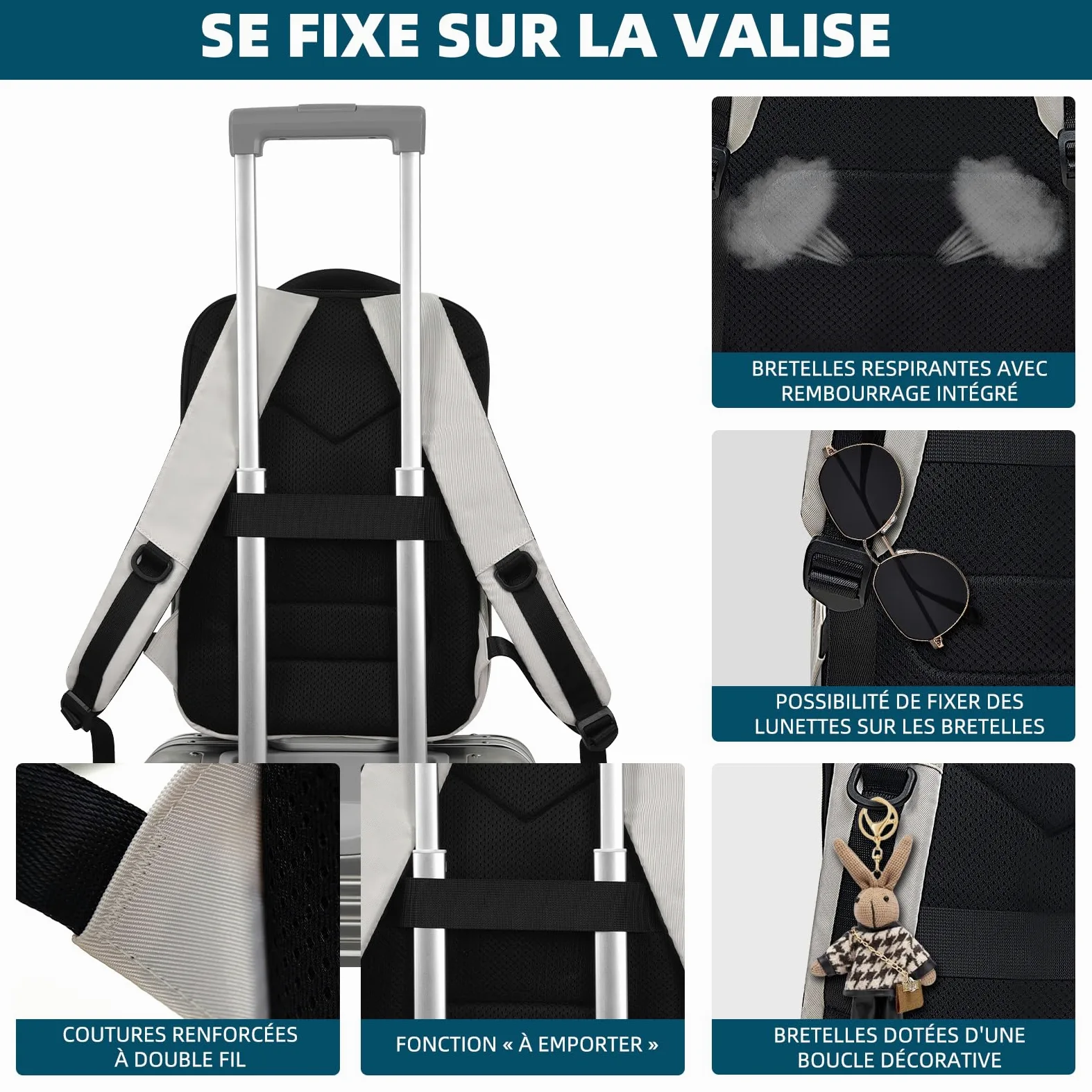 Sac à dos Isotherme, sac à dos Isotherme étanche et anti-fuites pour Hommes et Femmes, idéal pour la Plage, les Pique-niques, le Camping, les Voyages et la Pêche