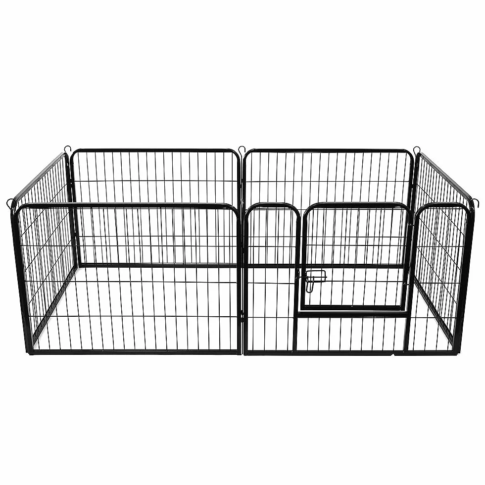 Barrière de Sécurité Enfant Multi-Fonction avec 1 Porte et 5 Éléments, Fixation par Pression pour Porte/Escalier