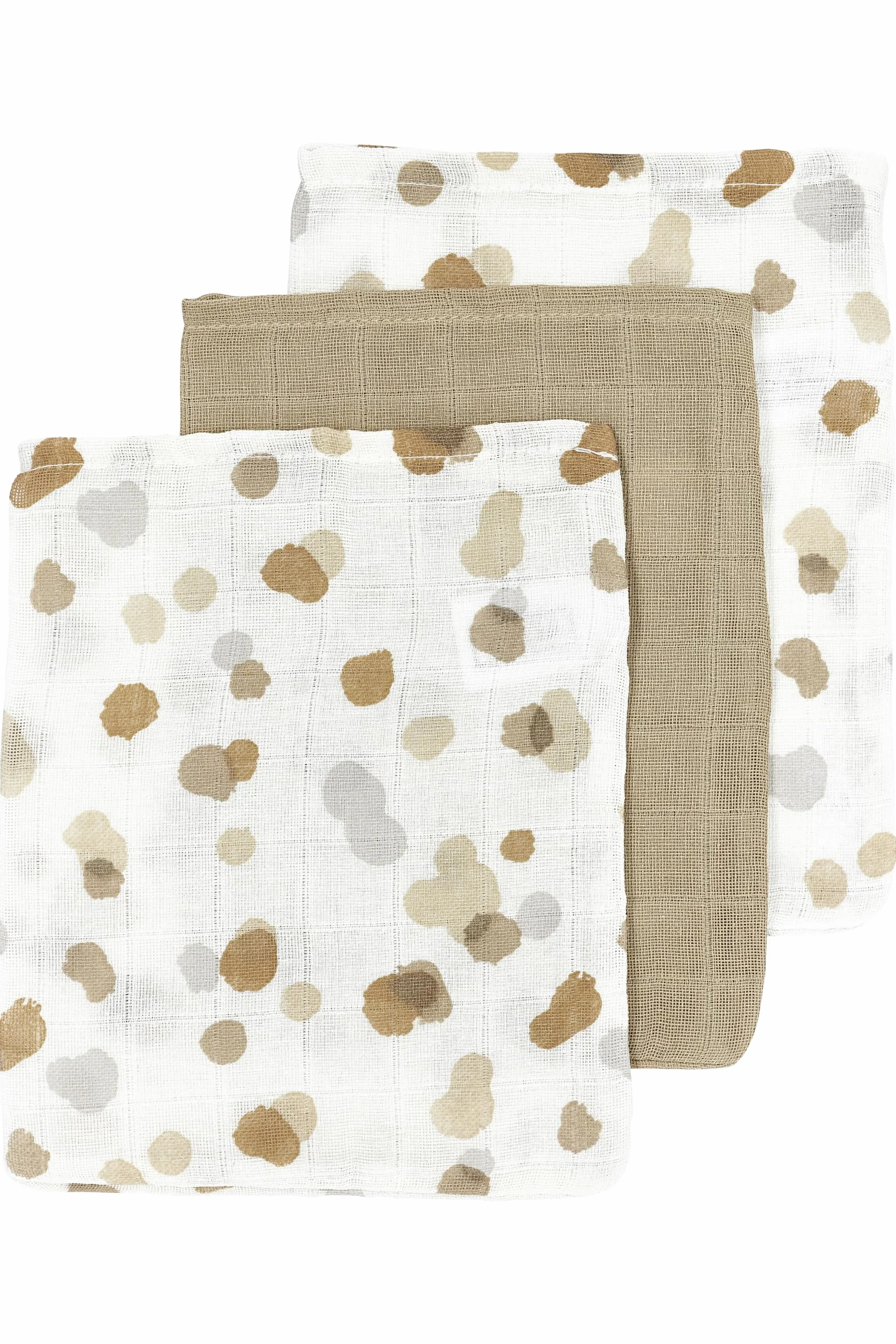 Meyco Baby Gants de Toilette 100% Coton 3 pièces Sable