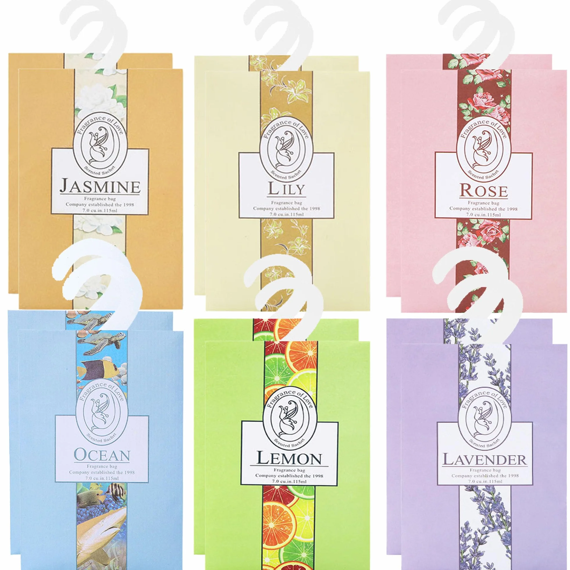 Sachet Parfumé Armoire Sent Bon Maison, Desodorisant Vetement Armoire, Parfum d'Ambiance Maison Lavande 12PCS
