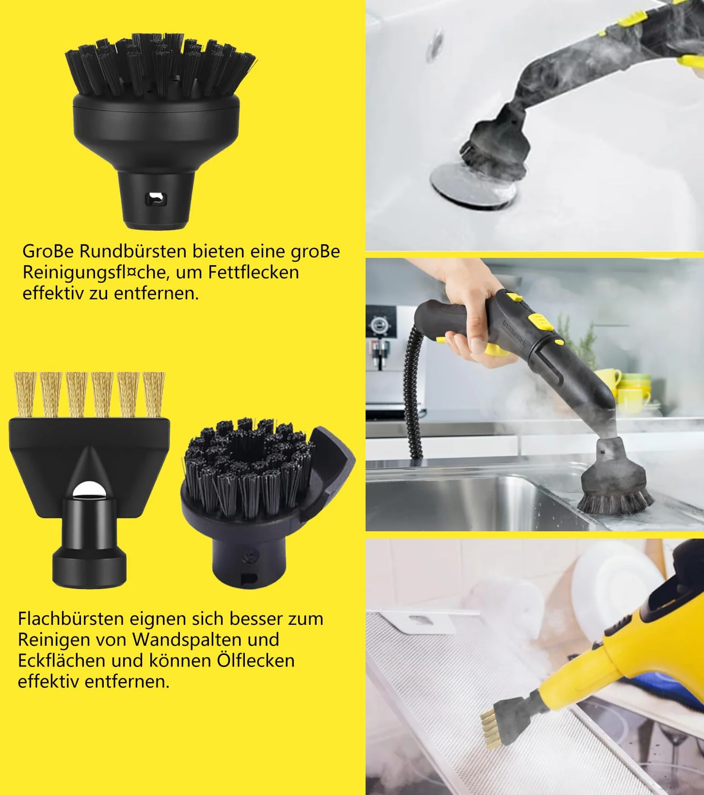 Karcher SC3 SC4 SC5 SC2 SC1 Accessoires Nettoyeur Vapeur 15 Pièces