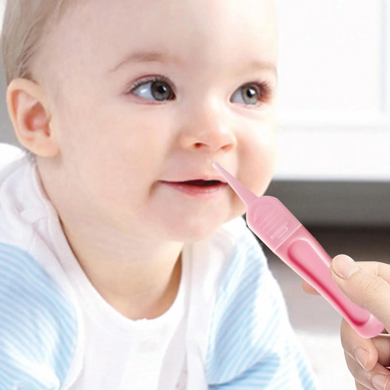 Pincettes pour nettoyer le nez bébé, pince ronde sûre et efficace