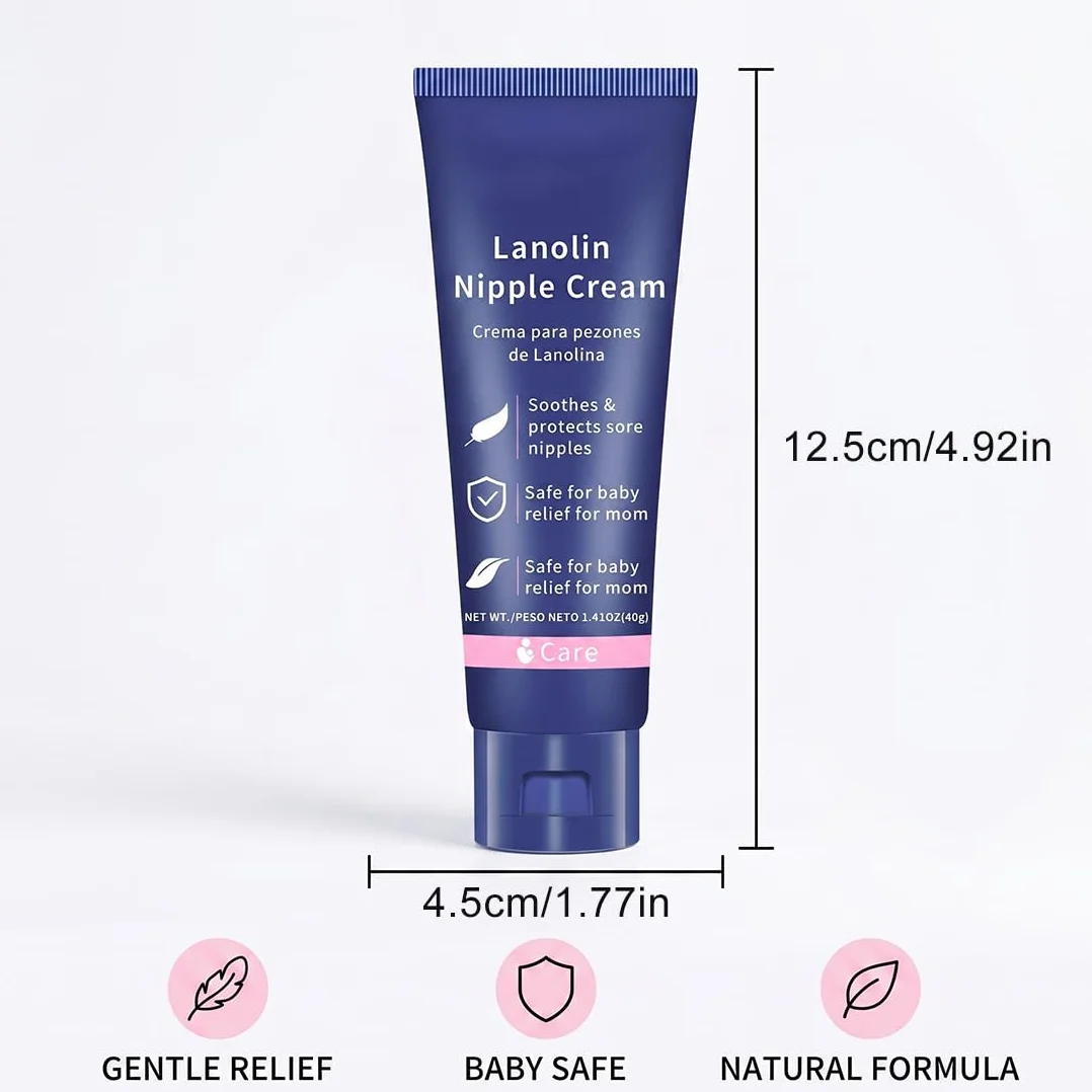 Crème sein allaitement 40 g, hydratante allaitement sevrage, soin quotidien peau sèche sensible