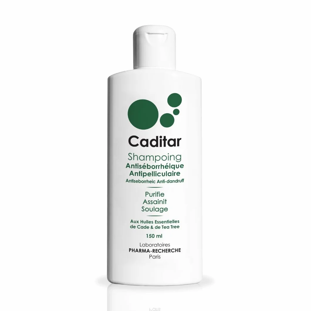 Caditar Antiséborrhéique Shampoing Assainissant 150ml Sans Parabène Sans Silicone Fabriqué en France