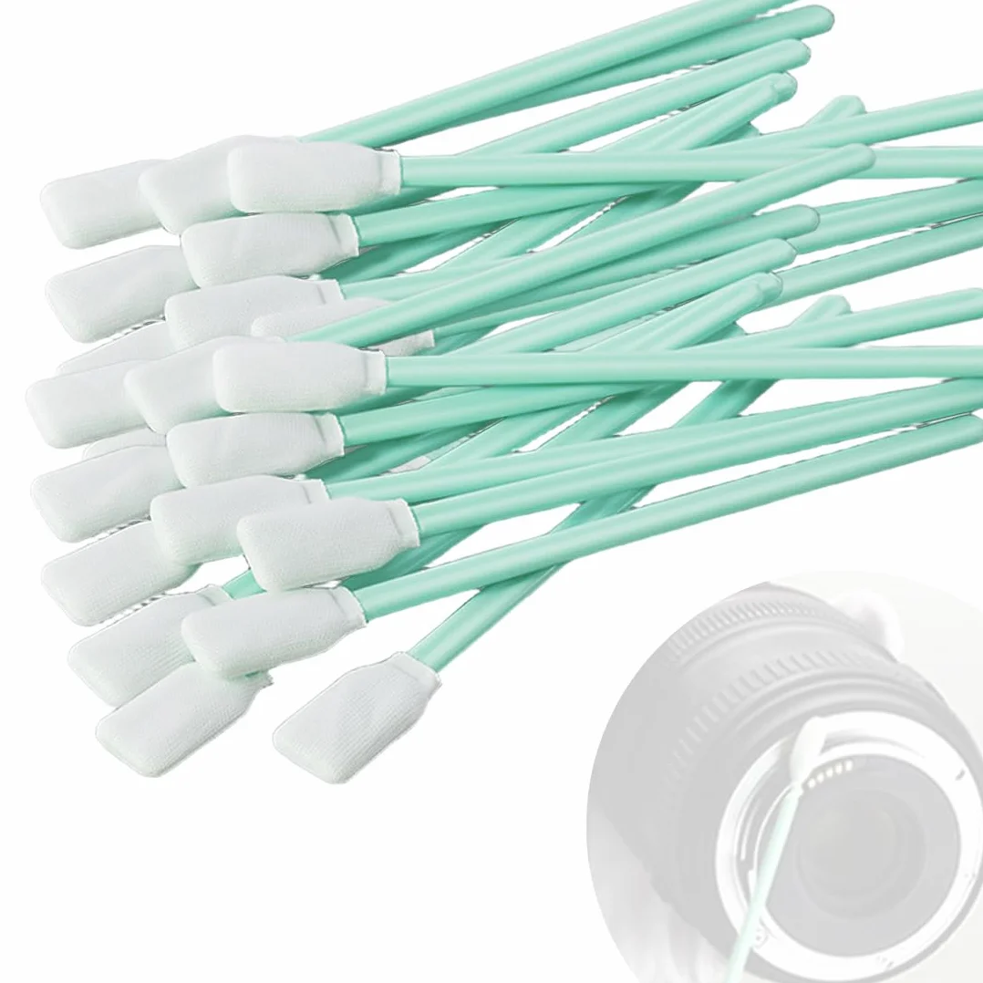 Cotons-tiges en mousse lot de 50 - Nettoyage appareil photo objectif imprimante