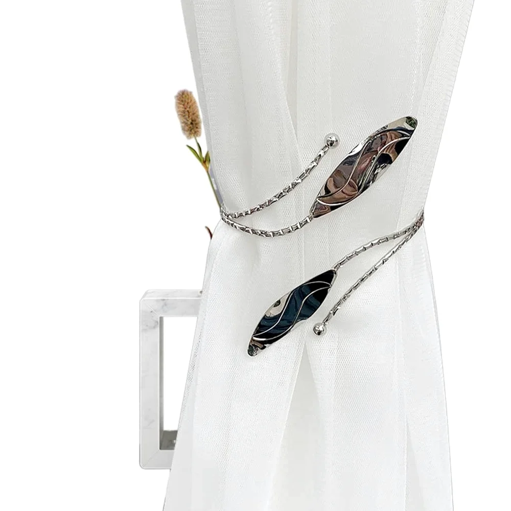 TJLSS Rideau Tie Alliage Pull Strip Rideau Tie Back Rideau Rideau Tie Perforation Free Rideau Boucle