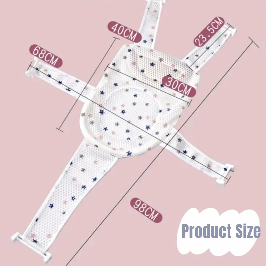 Siège de Bain pour Bébé, Tapis de Bain, Coussin Antidérapant, Accessoire de Bain