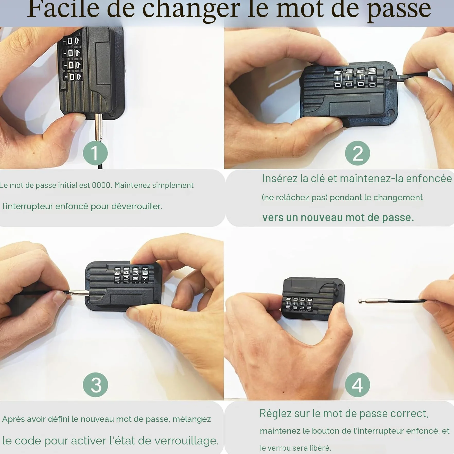 Cadenas Frigo Avec Code, Verrou de Réfrigérateur Sans Percage, Serrure Sécurité Enfants pour Porte Armoire Tiroir (1 Pièce, Noir)