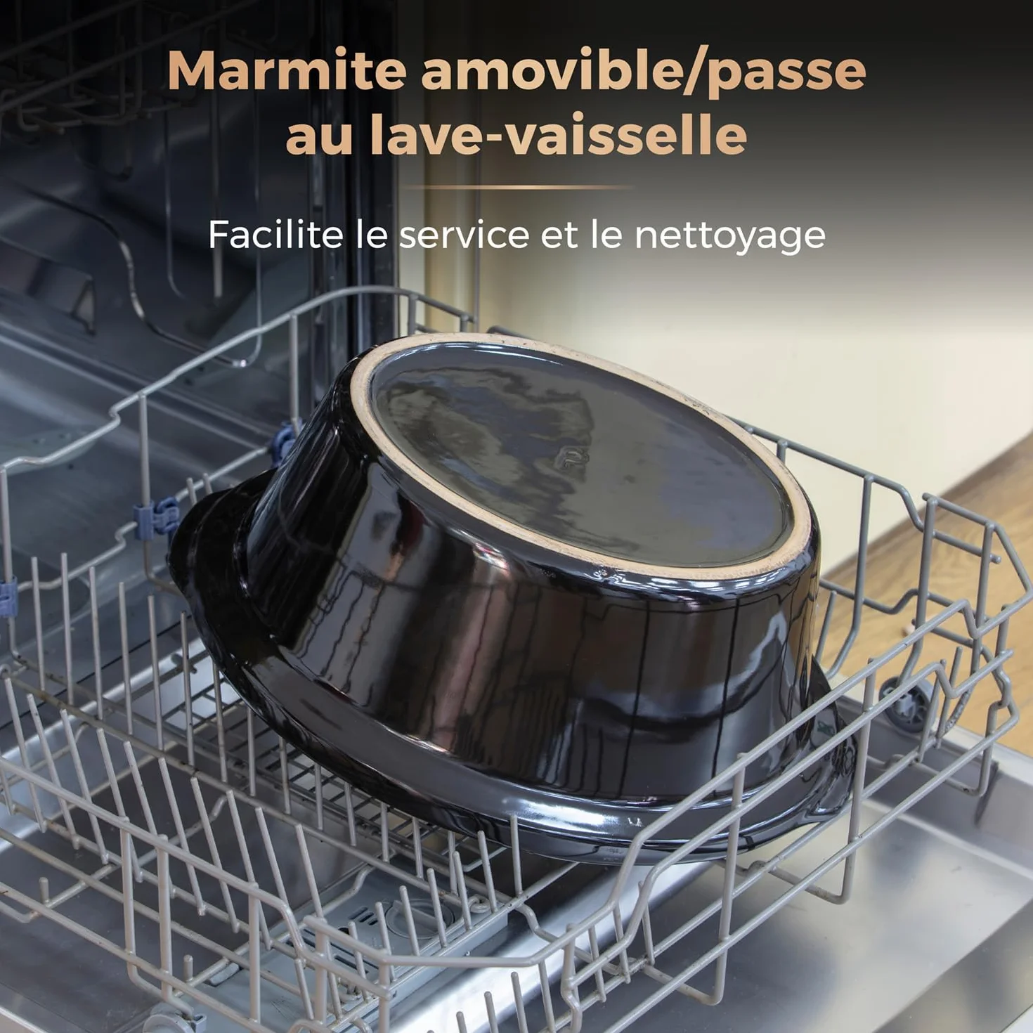 Tower Cavaletto Mijoteuse Électrique 6,5 L 3 Réglages de Chaleur Gris Or Rose